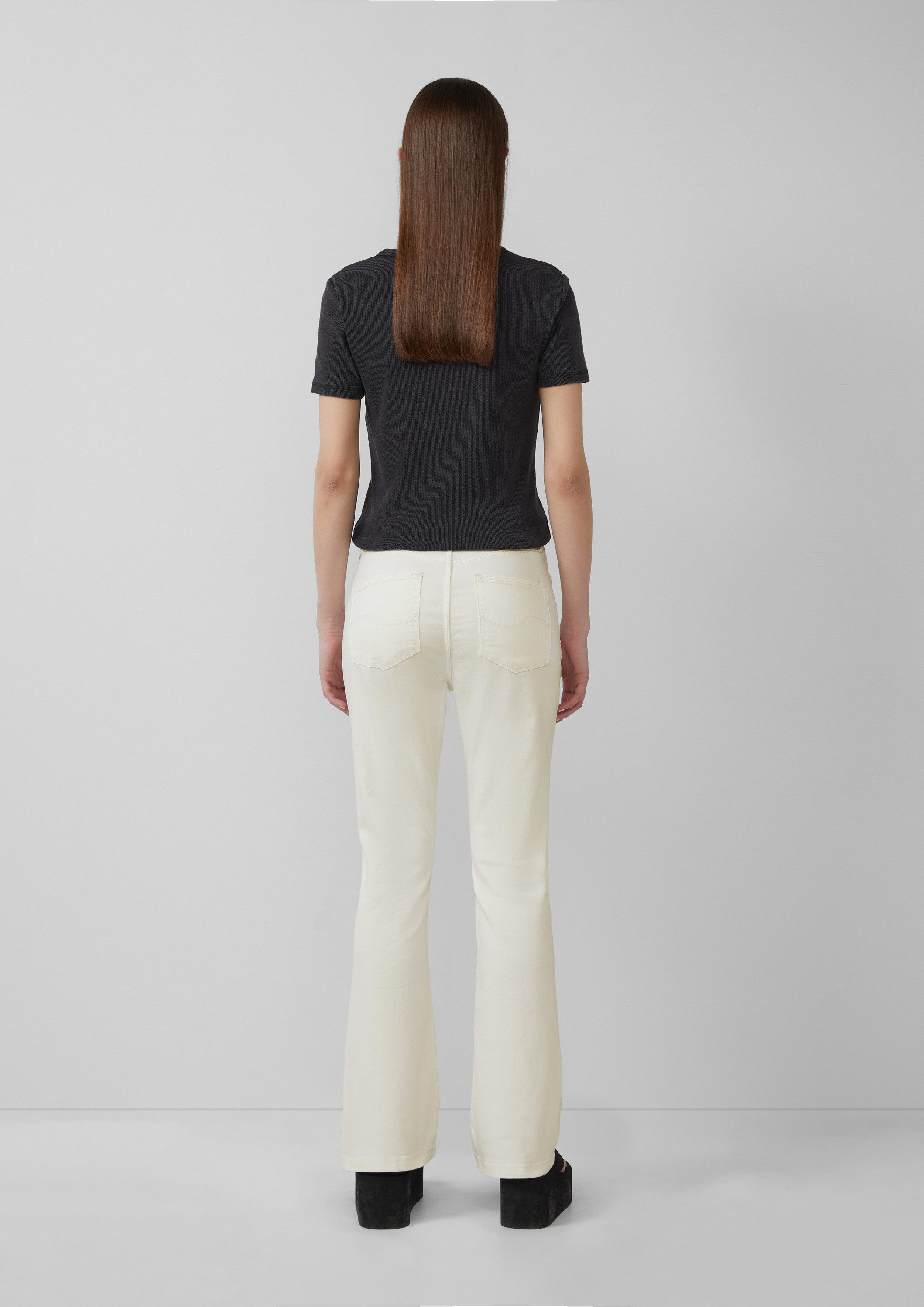 QS Chinos Jeans-Hose REENA Jeans Reena / Slim Fit / High Rise/ Flared Leg