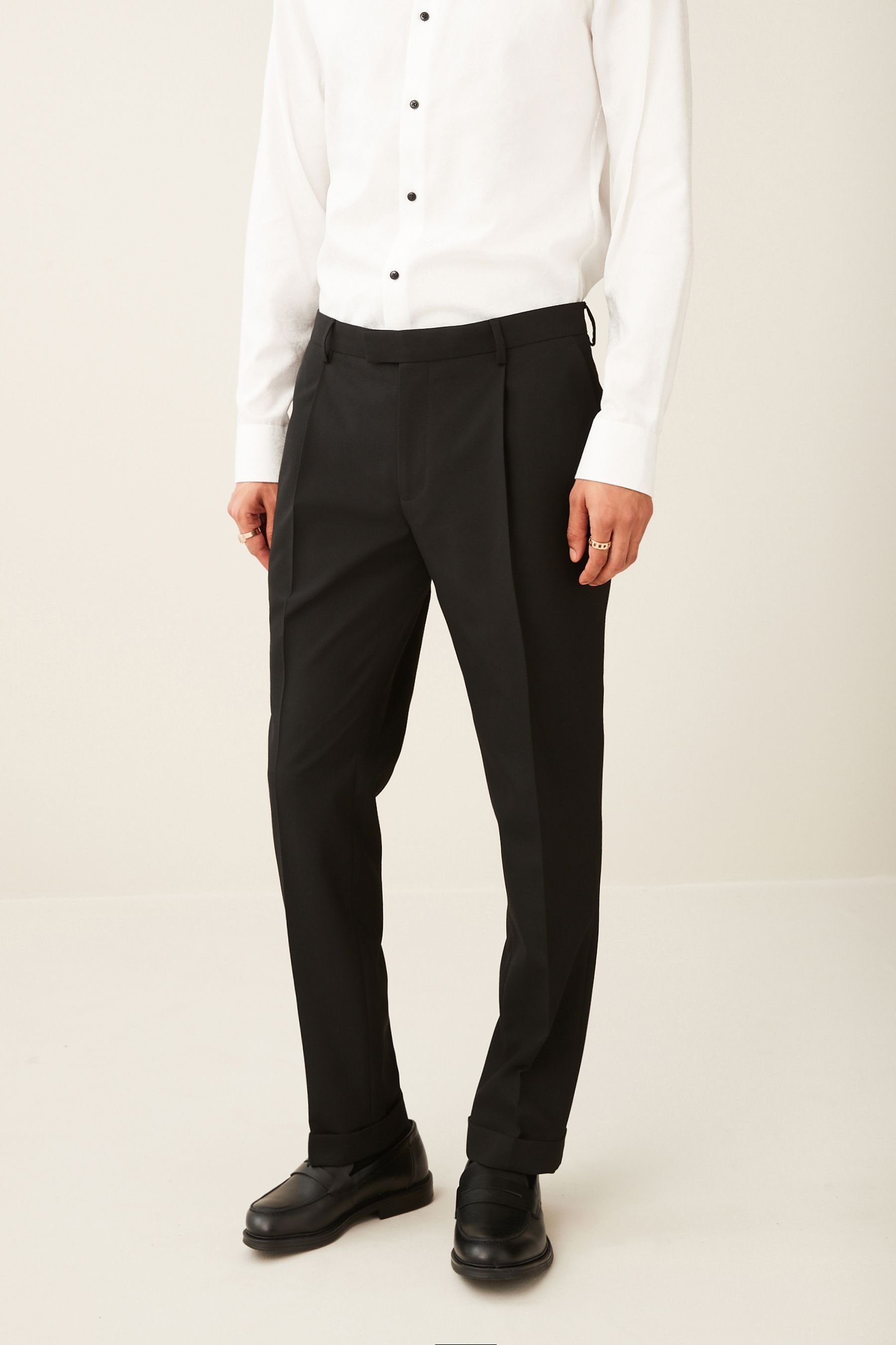 Next Anzughose Slim Fit Anzug: Hose (1-tlg) Black