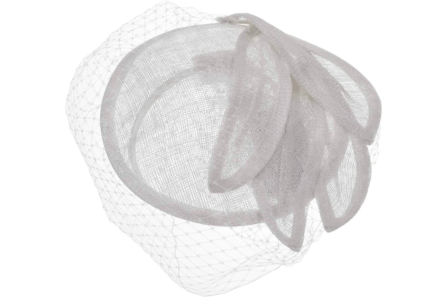 Seeberger Strohhut Sinamay Haarreif mit Schleier 55240-0
