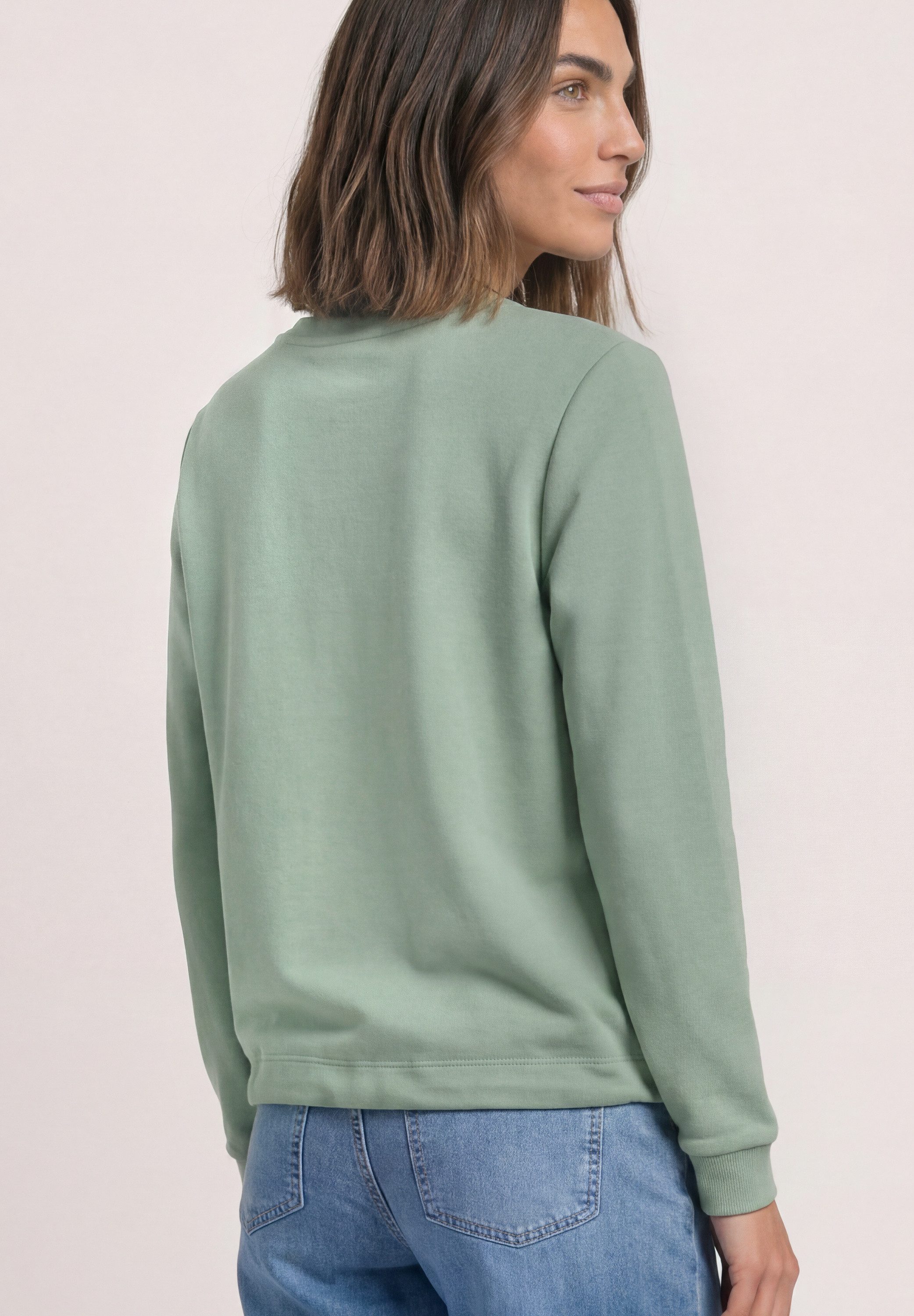 STREET ONE Sweatshirt mit Tunnelzug am Saum