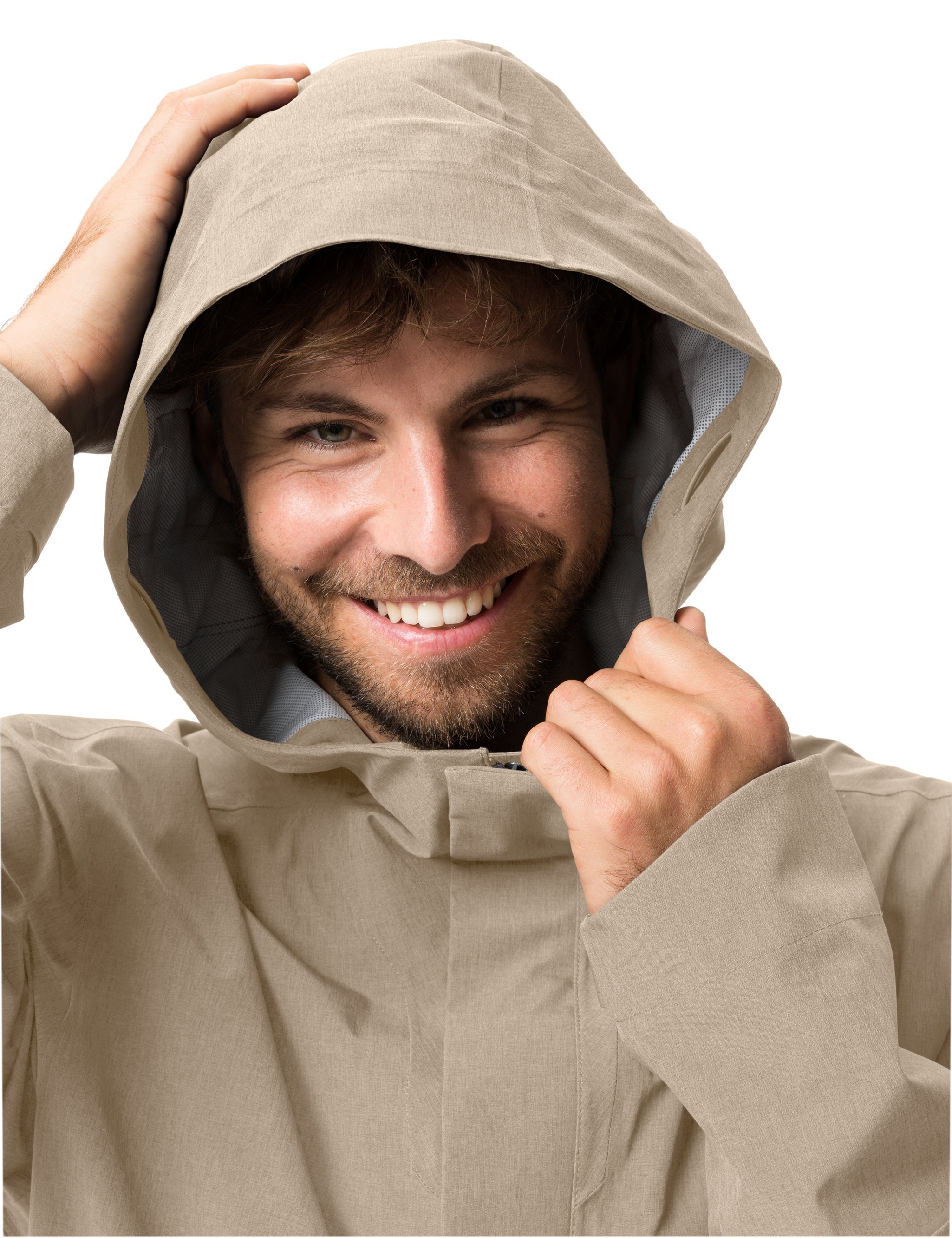 Klimaneutral Yaras VAUDE Jacket II linen kompensiert Men's (1-St) Rain Outdoorjacke