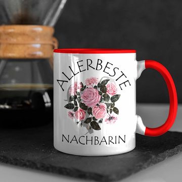 Trendation Tasse Trendation - Beste Nachbarin Tasse Geschenk Geburtstag Freundin Lieblings Nachbarin Geschenkidee