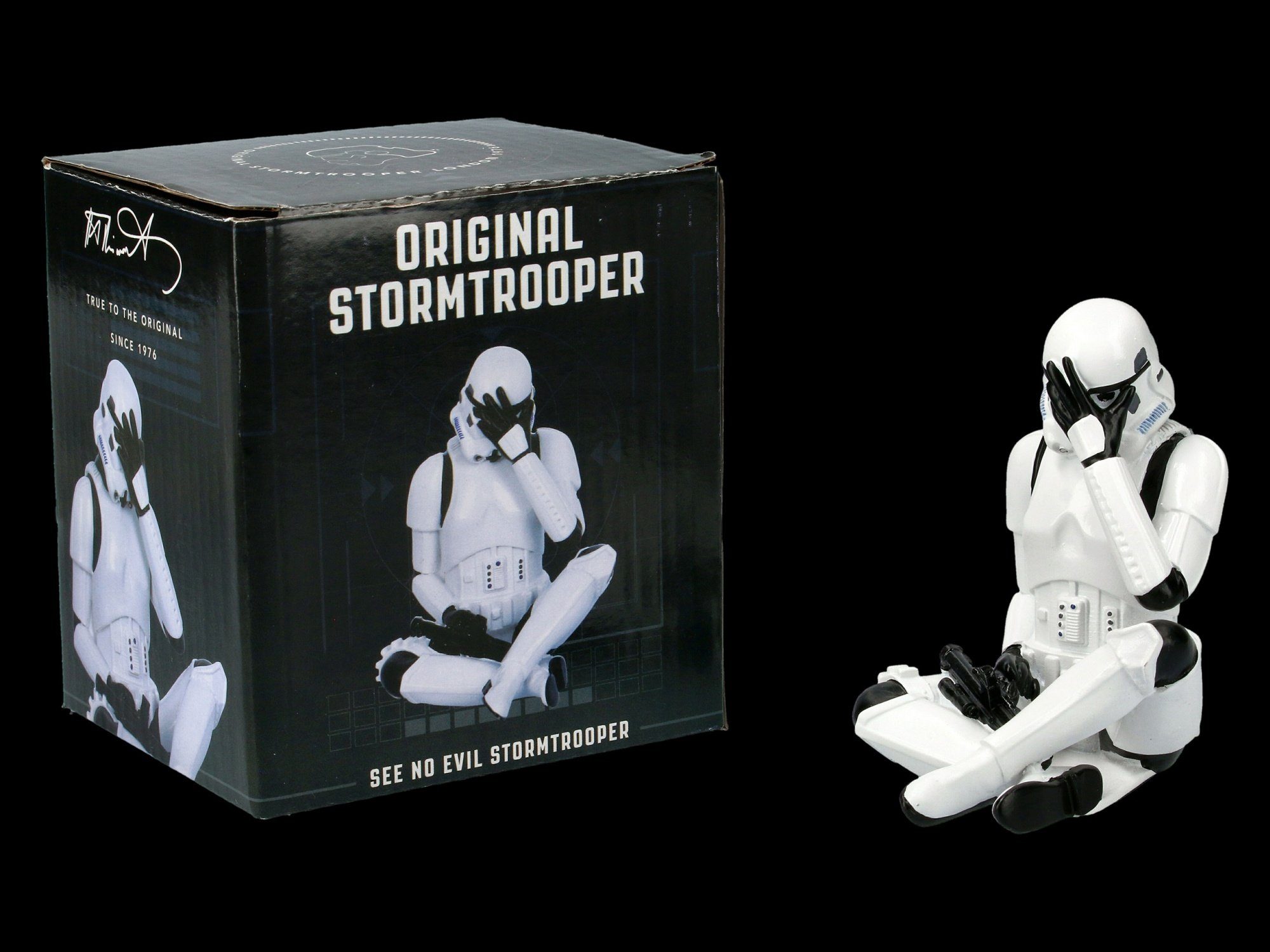 Figuren Shop GmbH Dekofigur Nichts sehen - - Film Figur Merchandise böses Stormtrooper