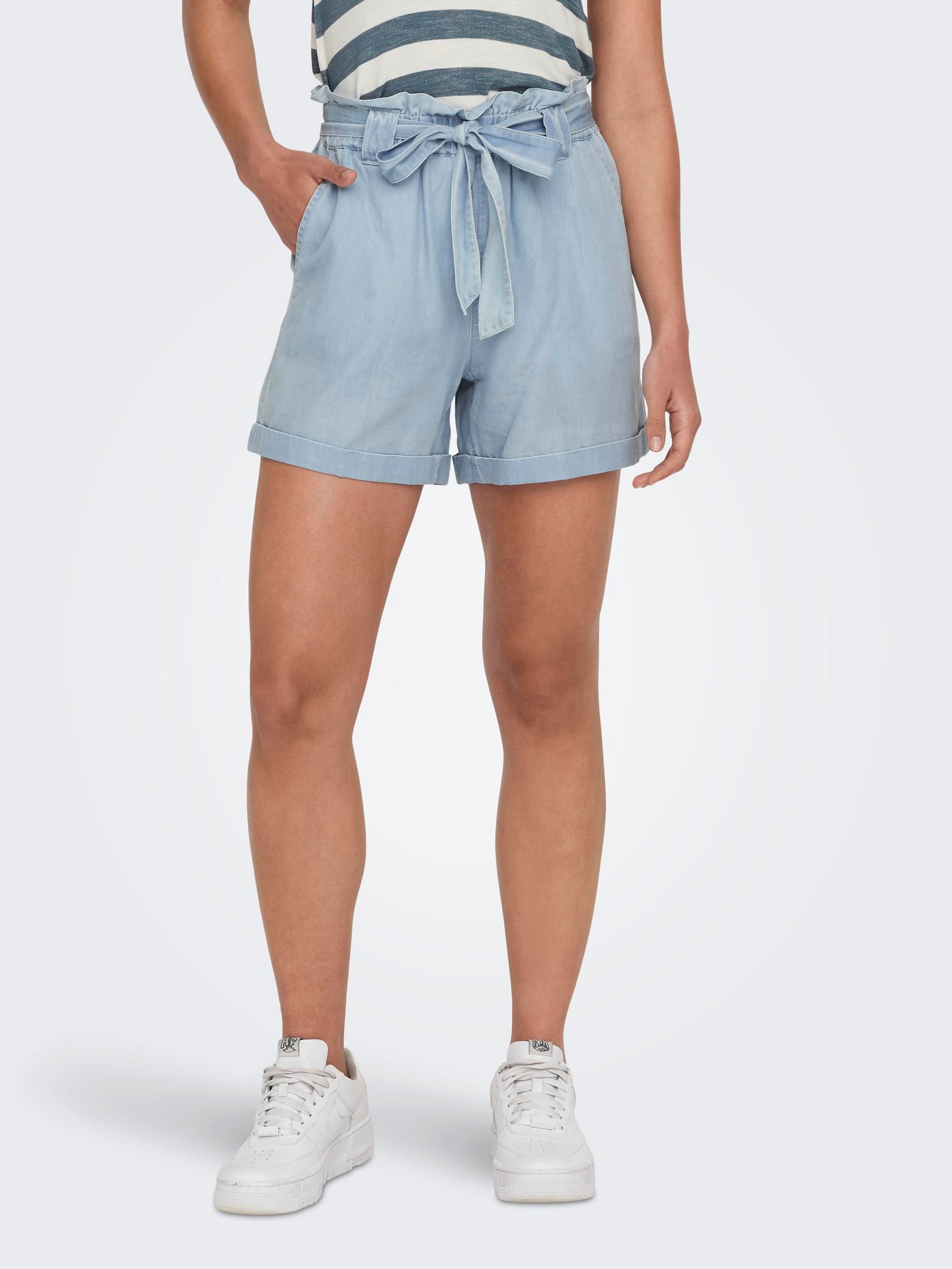 ONLY Шорти ONLBEA SMILLA HW PB LOOSE DNM SHORTS im Denim Look