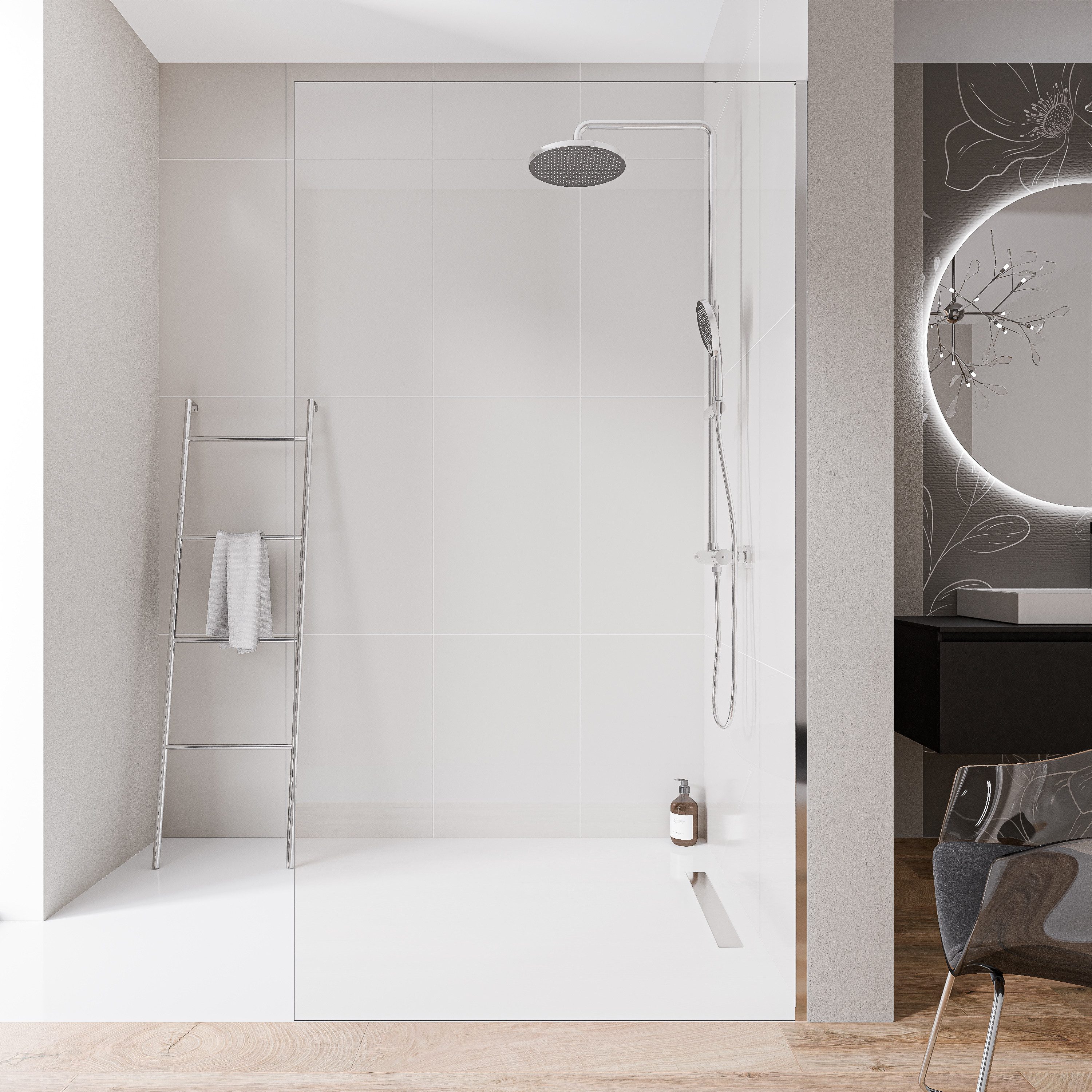 Bernstein Walk-in-Dusche EX102-2 70x220cm, (Einzelelement), Höhe günstig online kaufen