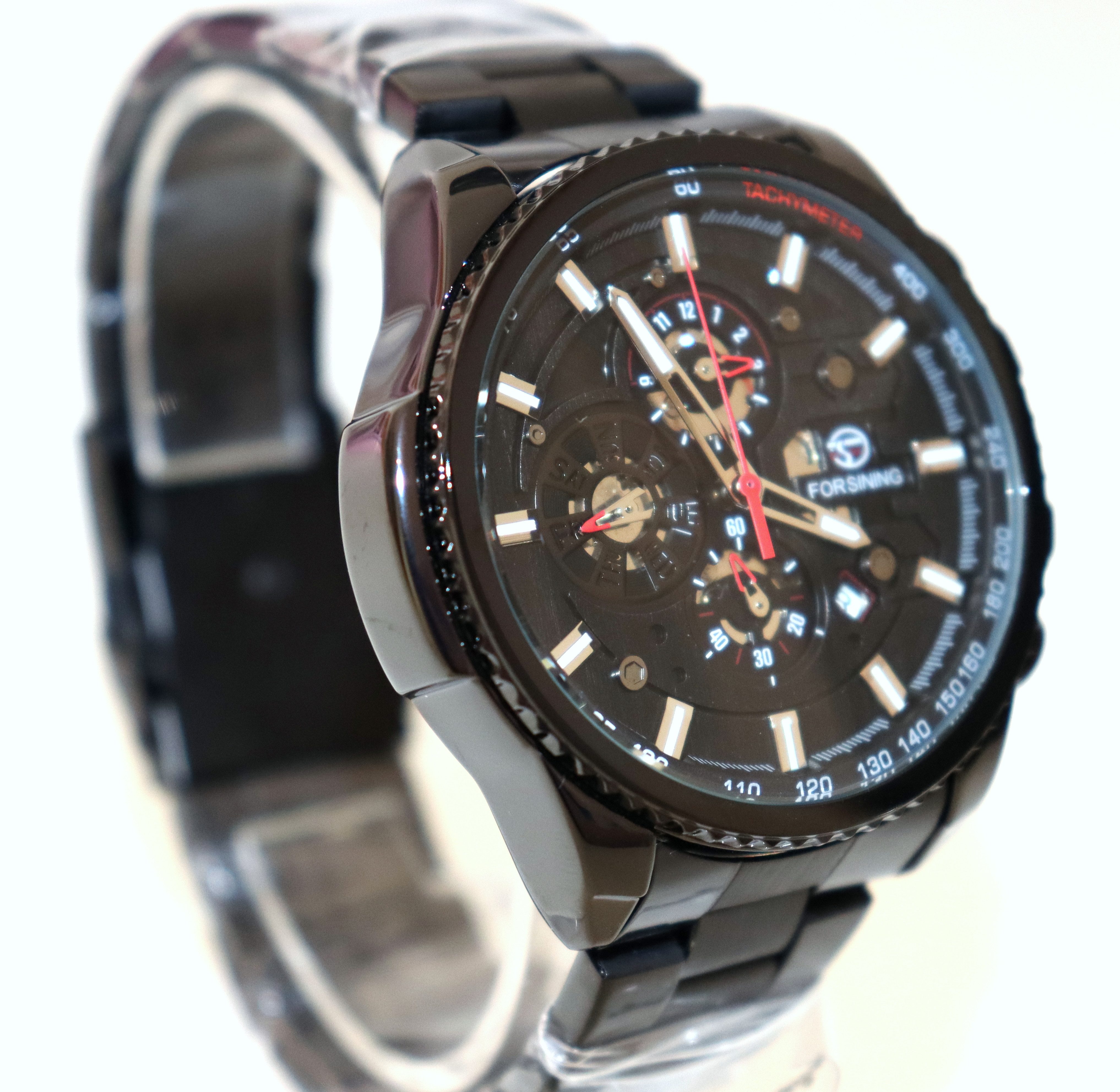 Rötting Design Automatikuhr Herrenuhr Marke Forsining Datum Wochentag Monat günstig online kaufen