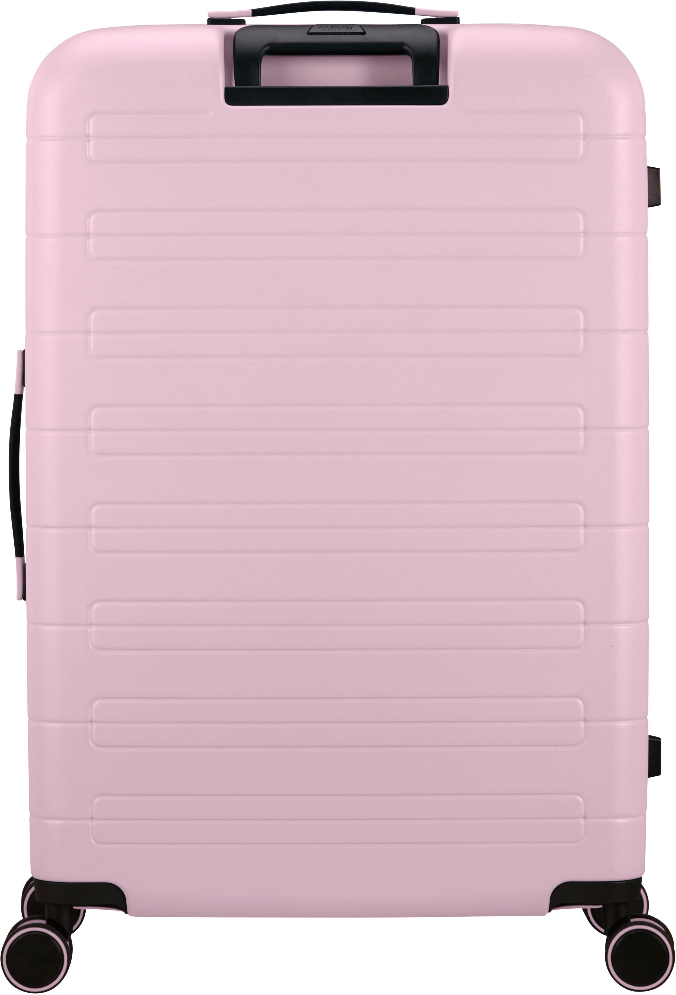 Volumenerweiterung American 77 mit Tourister® Hartschalen-Trolley Soft Novastream, Rollen, Pink 4 cm,