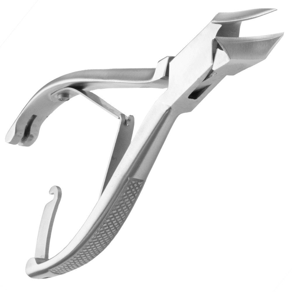 May Nagelzange Kopfschneider 22mm Edelstahl, Profi Nagelschneider für harte & dicke