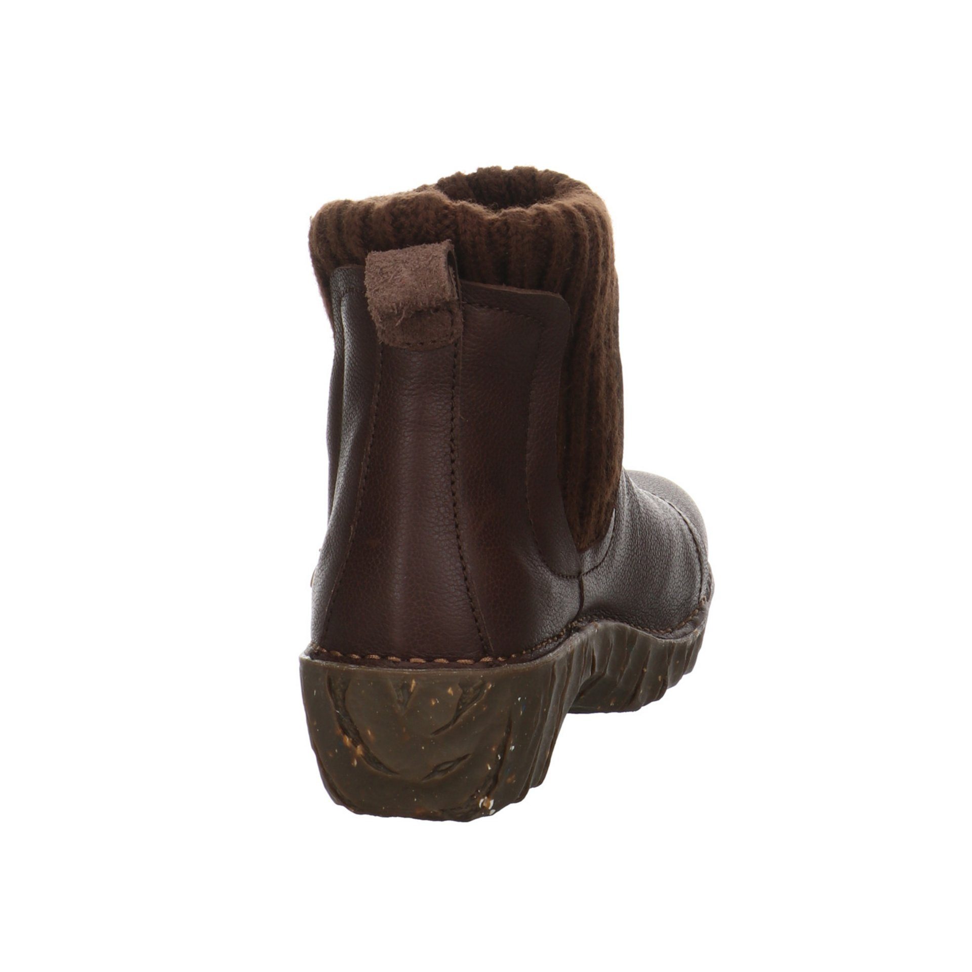 El Naturalista Damen Stiefel Schuhe Boots Glattleder Stiefel brown Yggdrasil