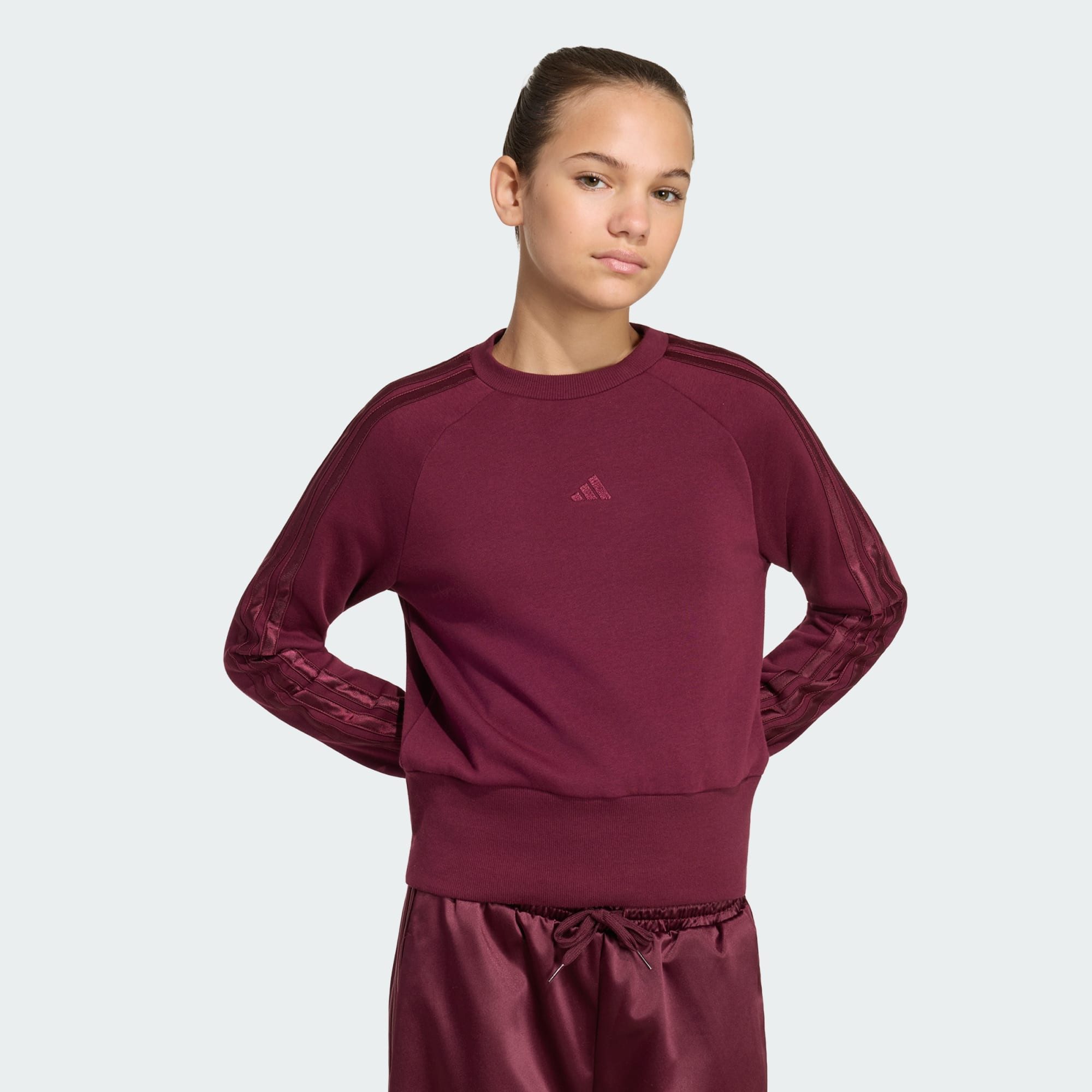 adidas Sportswear Sweatshirt SATIN SWEATSHIRT (1-tlg)