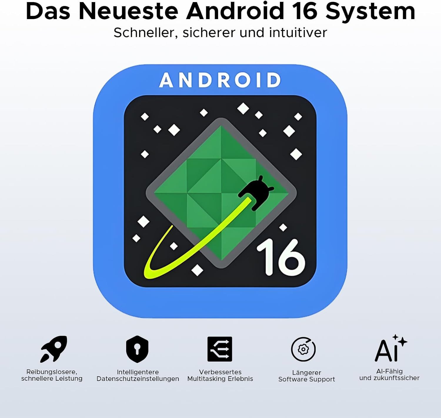 Zevelora 4 GB RAM 90Hz-1080P Gaming 8580mAh Octa-Core Tablet (11", 64 GB, Android 16, Kraftvolles Multitasking und Entertainment für Arbeit und Freizeit)