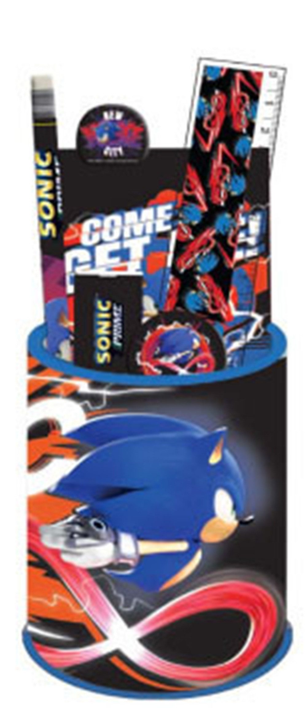 Sonic Kreativset Sonic the Hedgehog Get Me Sonic der Igel Schreibwarenset 7-teilig