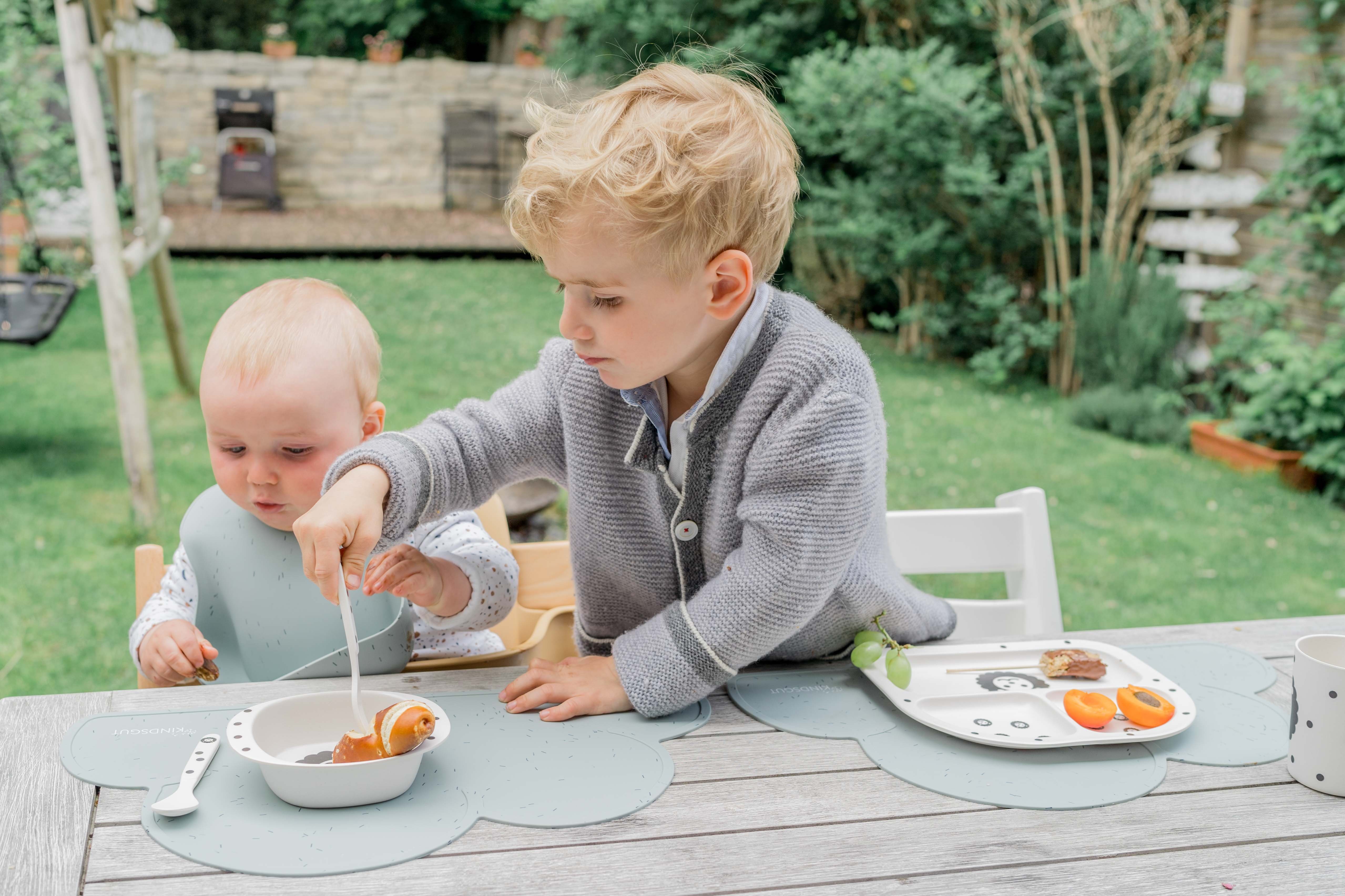 KINDSGUT Platzset Platzdeckchen Wolke, umweltfreundlich, Aquamarin günstig online kaufen