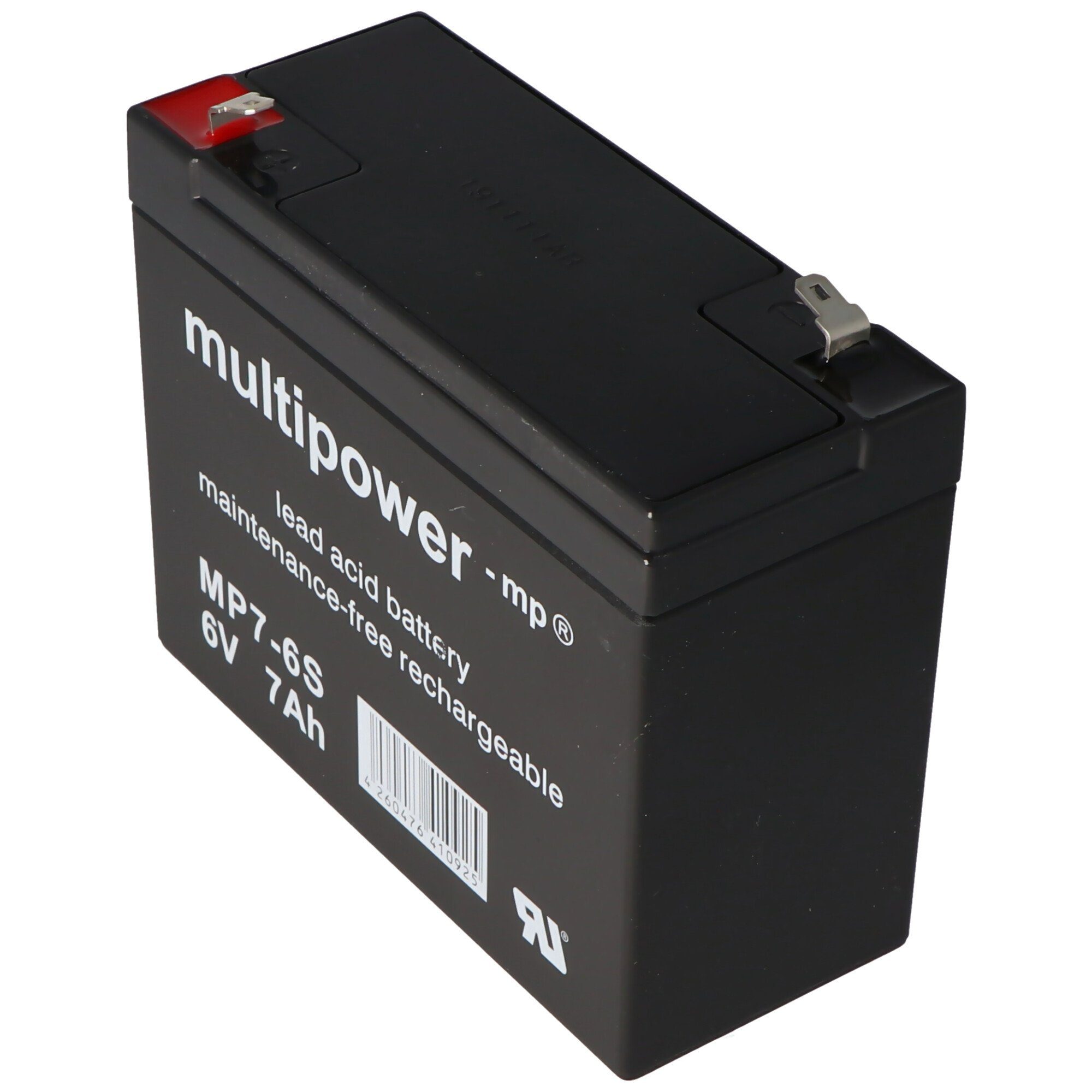 Multipower Multipower MP7-6S passend für den Sonnenschein A206/6.5S Akku, jedoch Akku 6500 mAh (6,0 V)