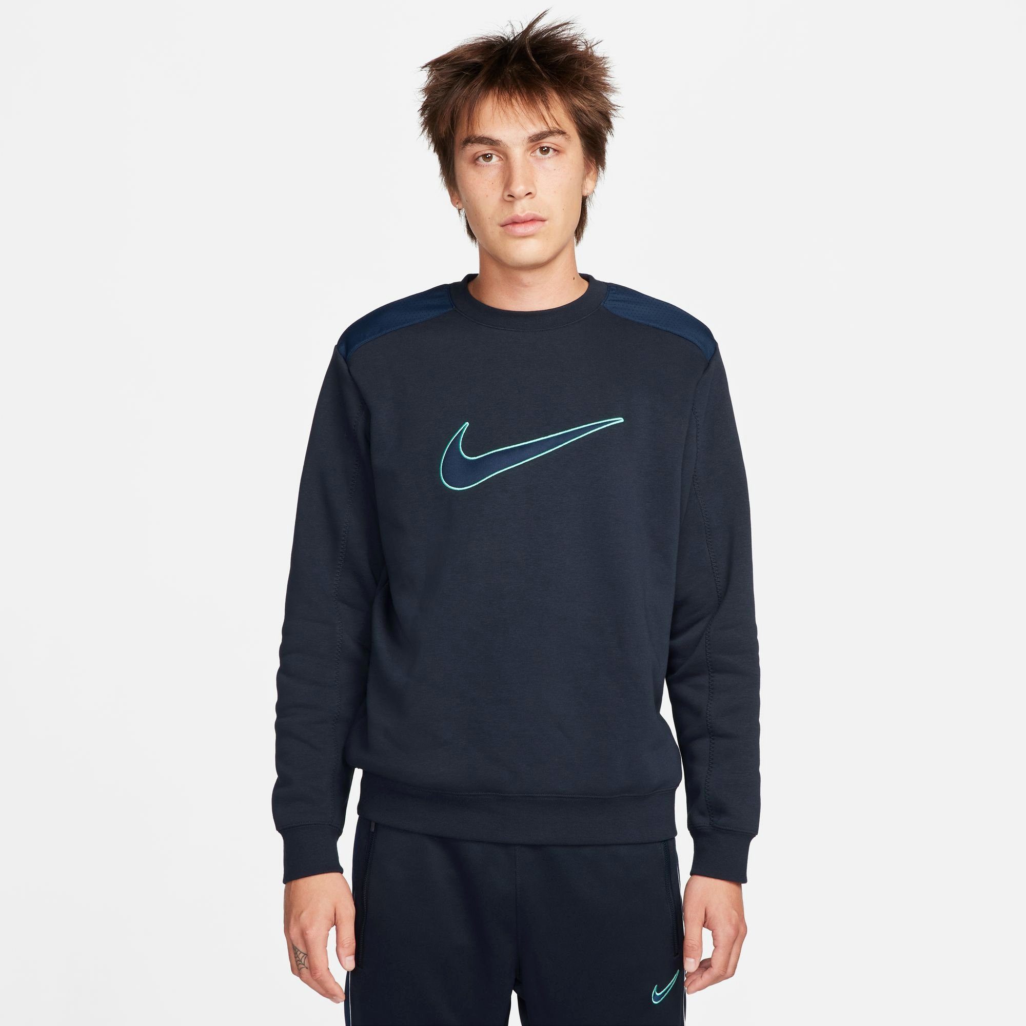 CREW Sportswear Sweatshirt FLC M SP NAVY NSW DARK OBSIDIAN/MIDNIGHT Nike BB