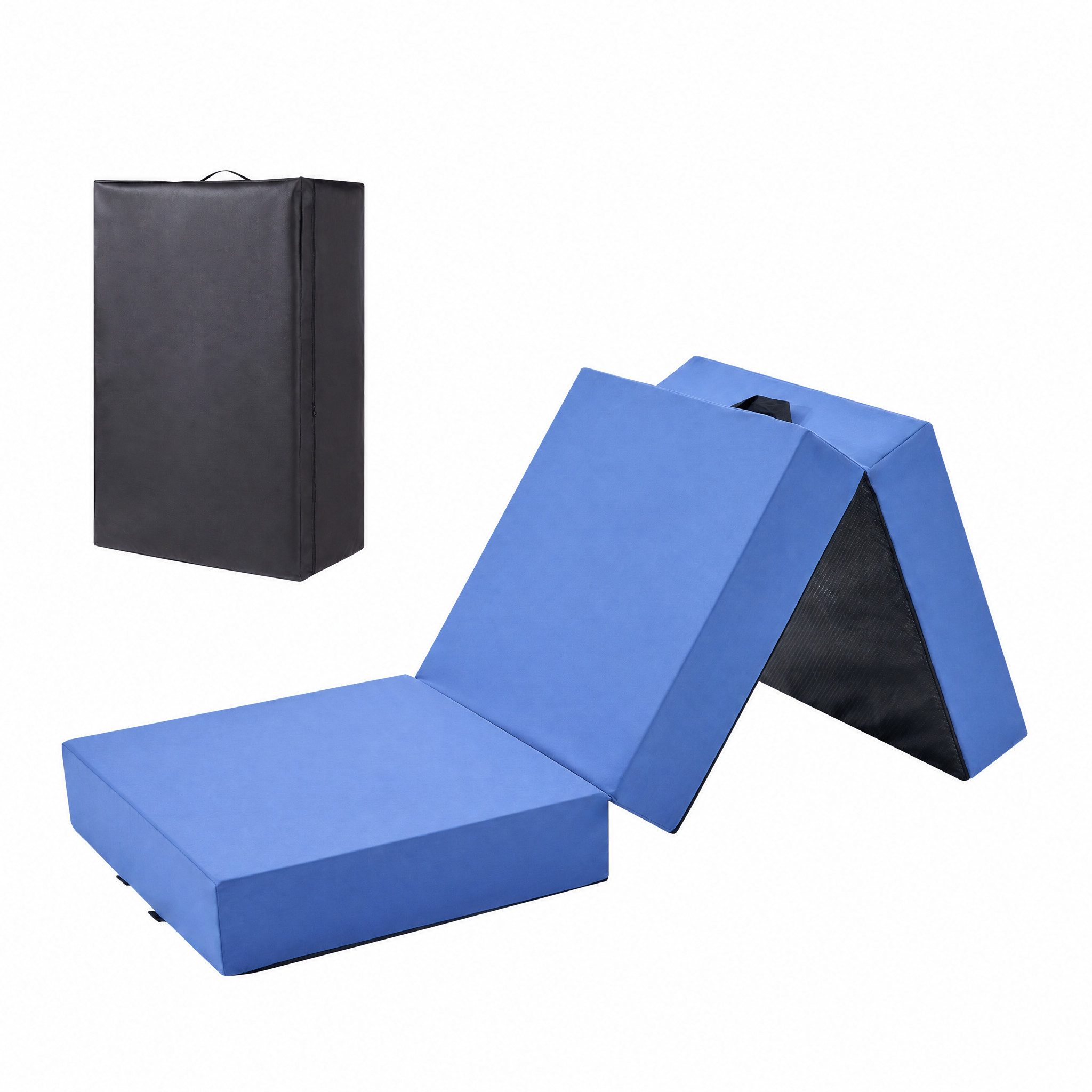 Klappmatratze 15 cm Bambus-Kohle-Memory-Schaum Faltmatratze, Gästematratze Camping, emerspring, 15 cm hoch, Komfortable Faltmatratze für Gäste, Camping und flexible Schlafplätze