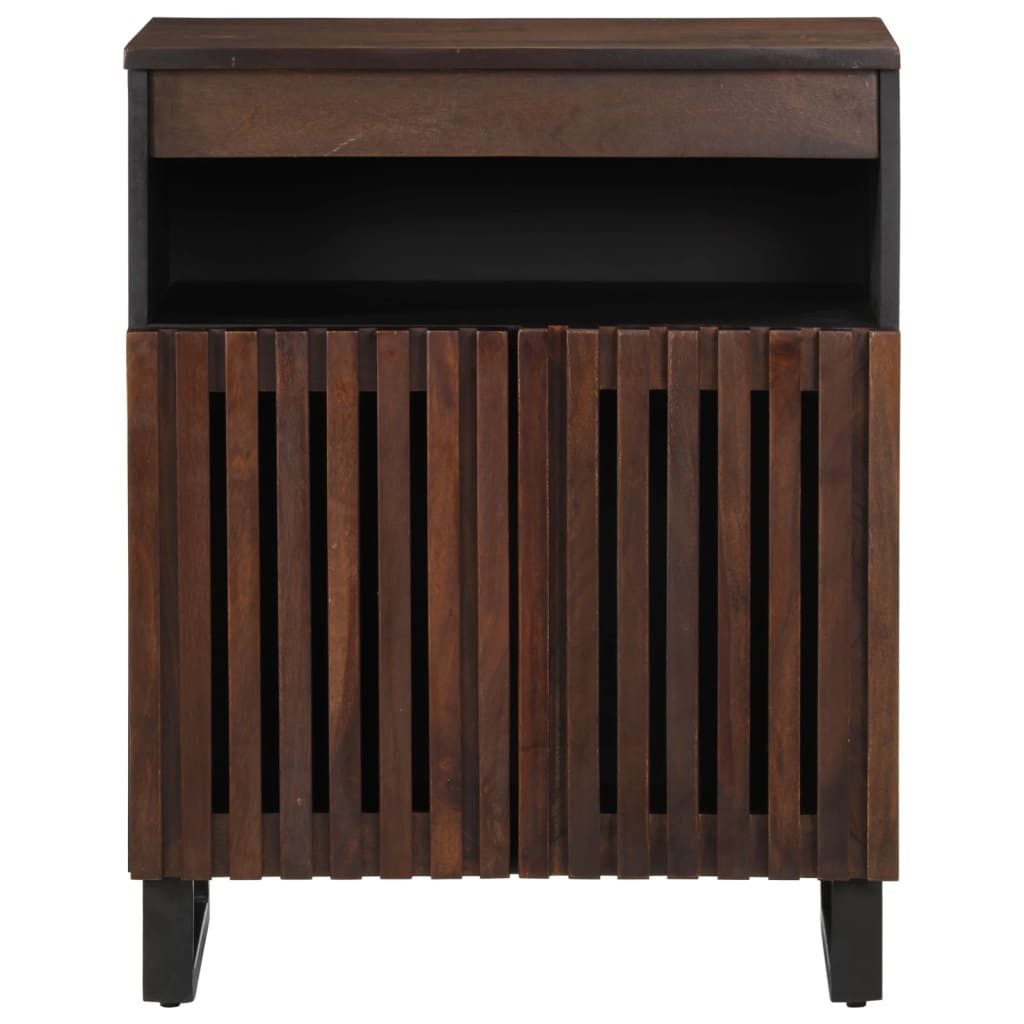 vidaXL Schranksystem Sideboard Braun 60x34x75 cm Massivholz (1-St)