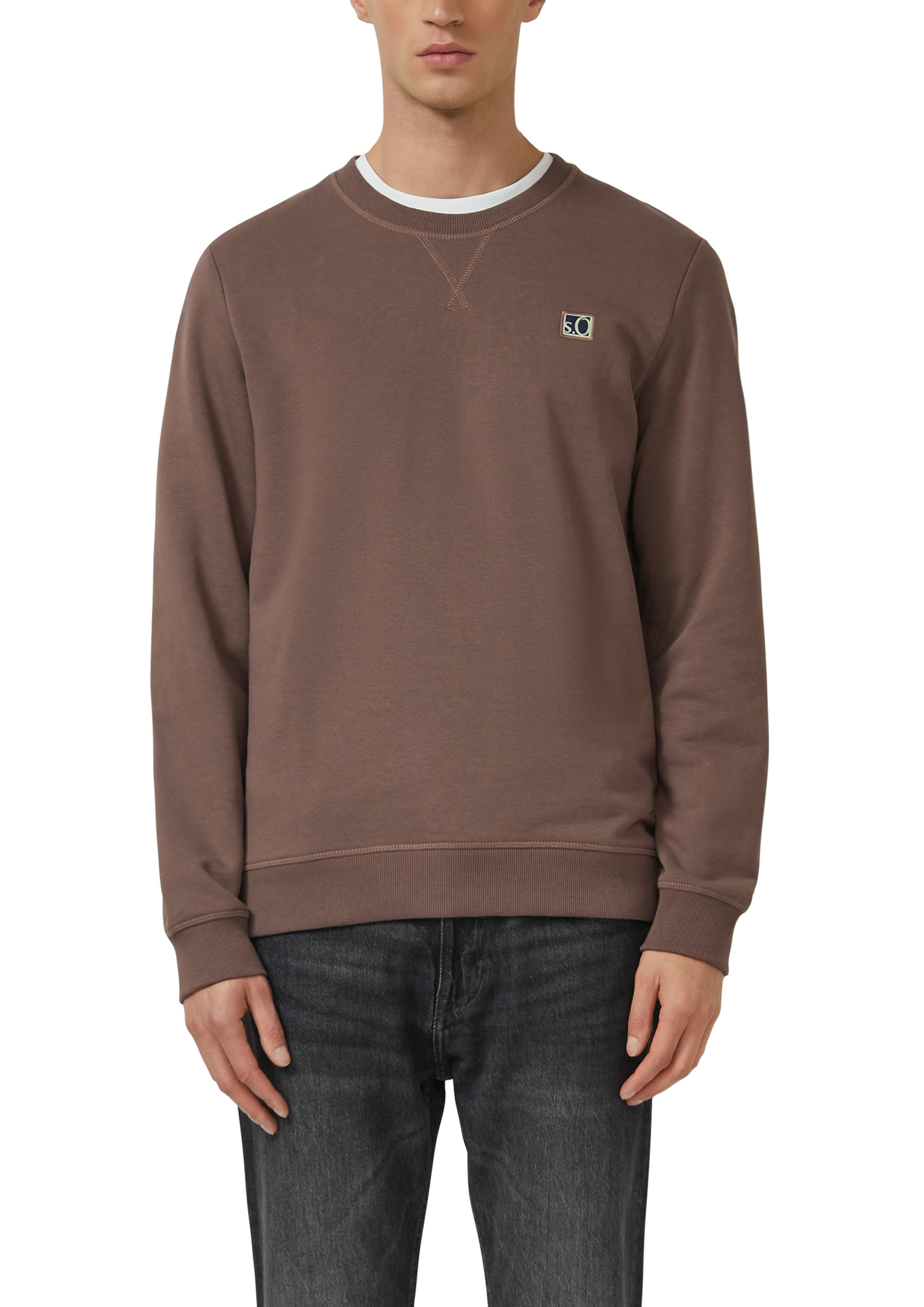 s.Oliver Sweatshirt mit Logo Stickerei