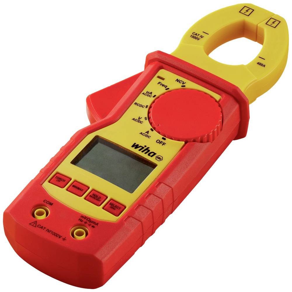 Wiha Multimeter Strommesszange bis 1 V AC, CAT IV inkl. 2x AAA-Batterien 45219