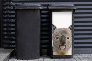 MuchoWow Wandsticker Koala - Koala Bär - Mädchen - Jungen - Tiere (1 St), Mülleimer-aufkleber, Mülltonne, Sticker, Container, Abfalbehälter