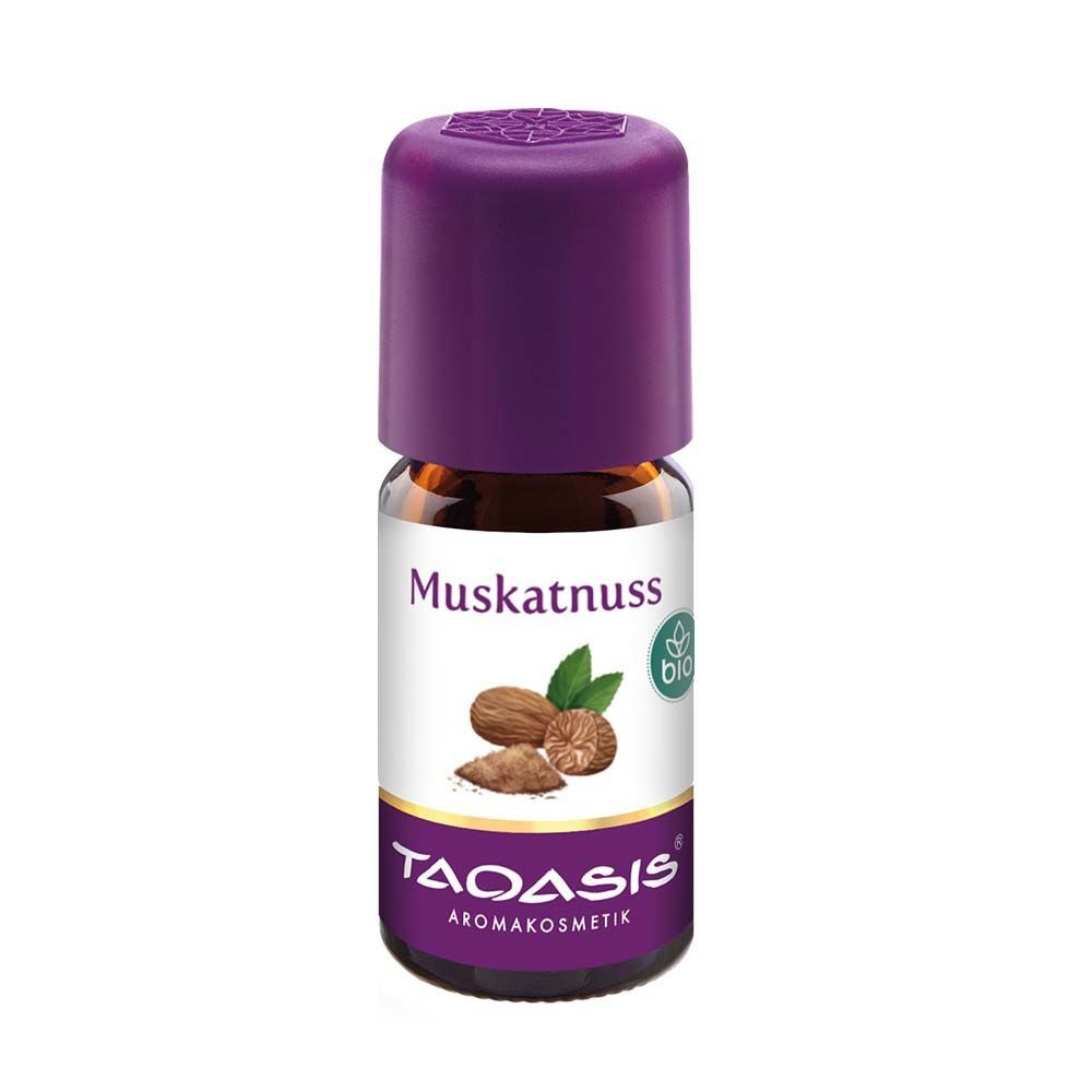 TAOASIS GmbH Natur Duft Manufaktur Duftöl TAOASIS MUSKATNUSS ÖL Bio 5ml PZN 06161827