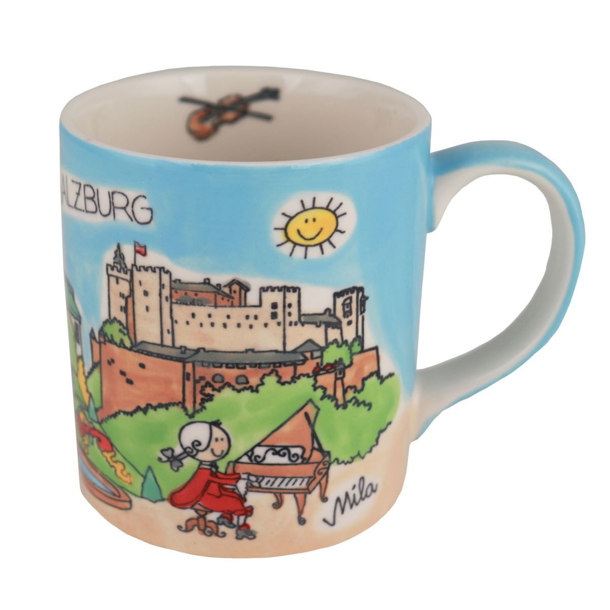 Mila Becher Mila Keramik Städte-Becher Salzburg, ca. 250 ml, Keramik