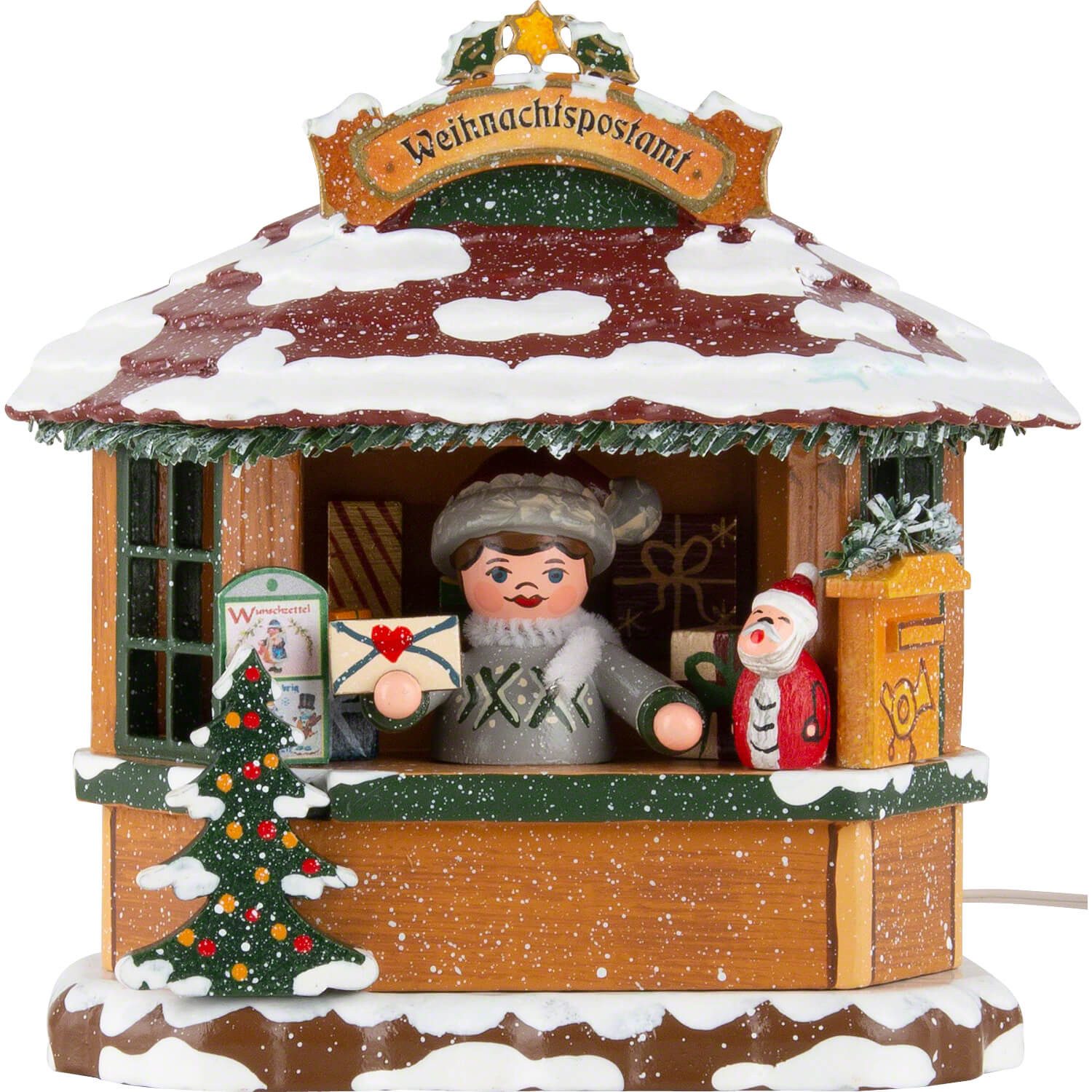 Hubrig Volkskunst GmbH Dekofigur Winterkinder Weihnachtspostamt günstig online kaufen