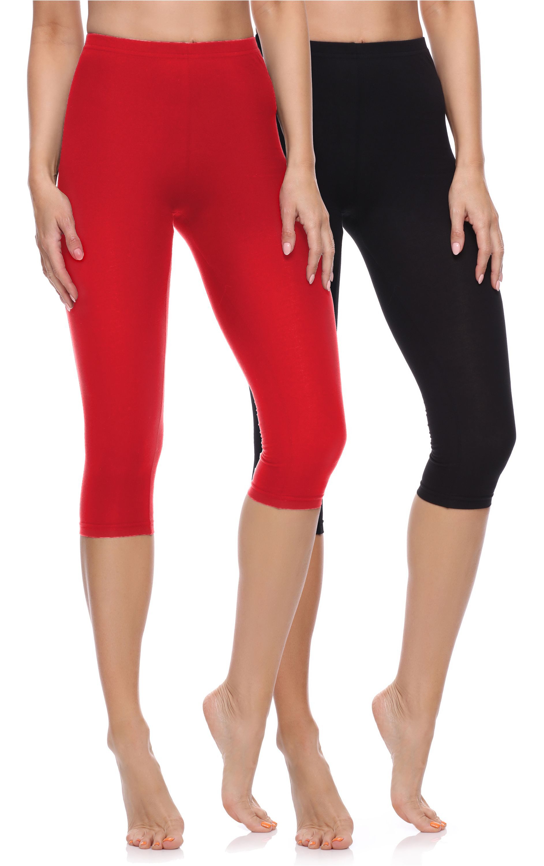 Leggings Caprihose Damen 3/4 Hosen MS10-199