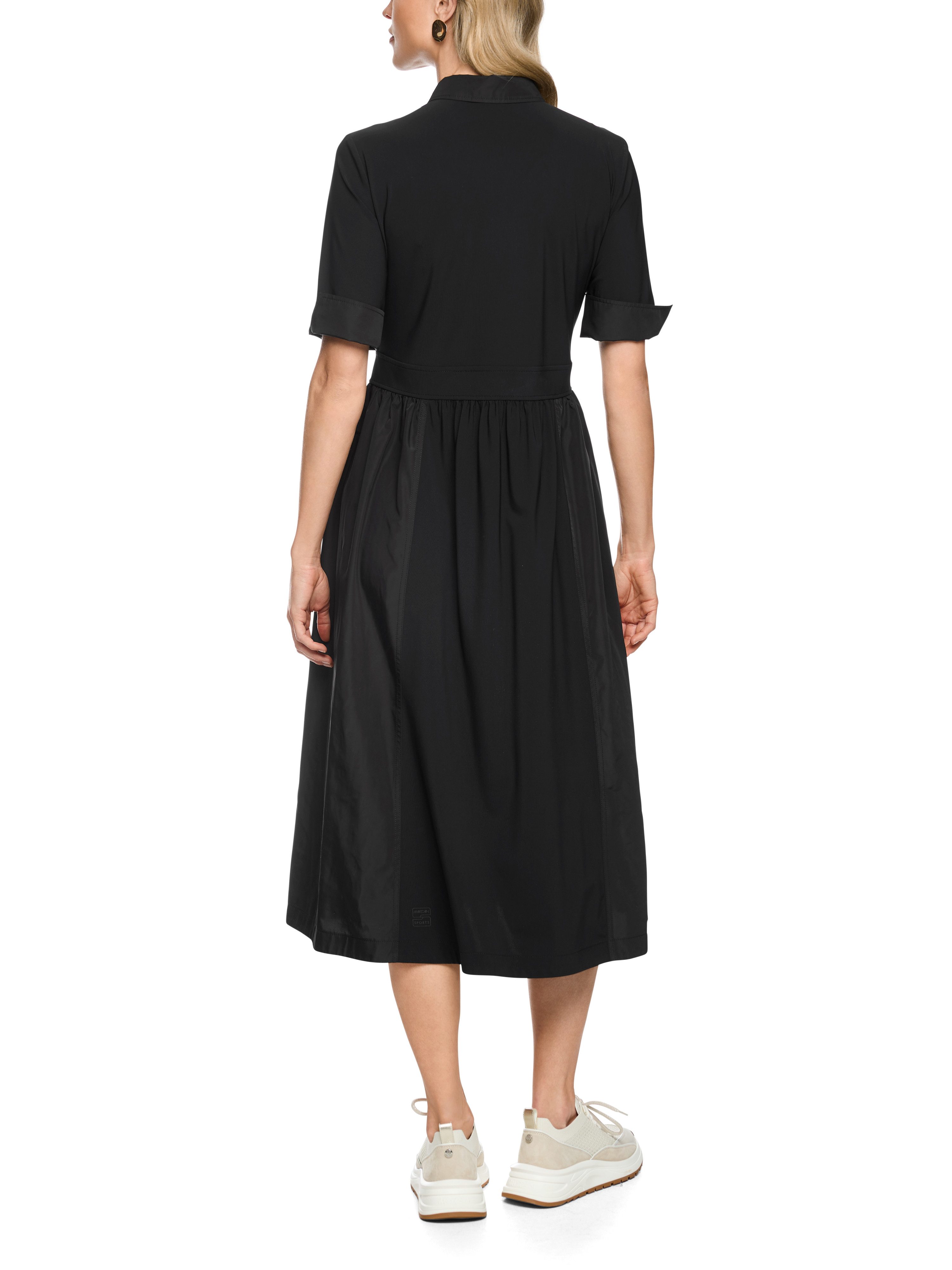 Marc Cain Midikleid Golden Hour Premium Damenmode aus Stretchmaterial
