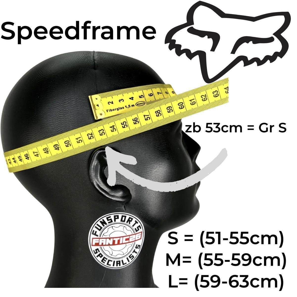 Fahrradhelm Fox Speedframe Pro Fahrradhelm Mips Schwarz Matt