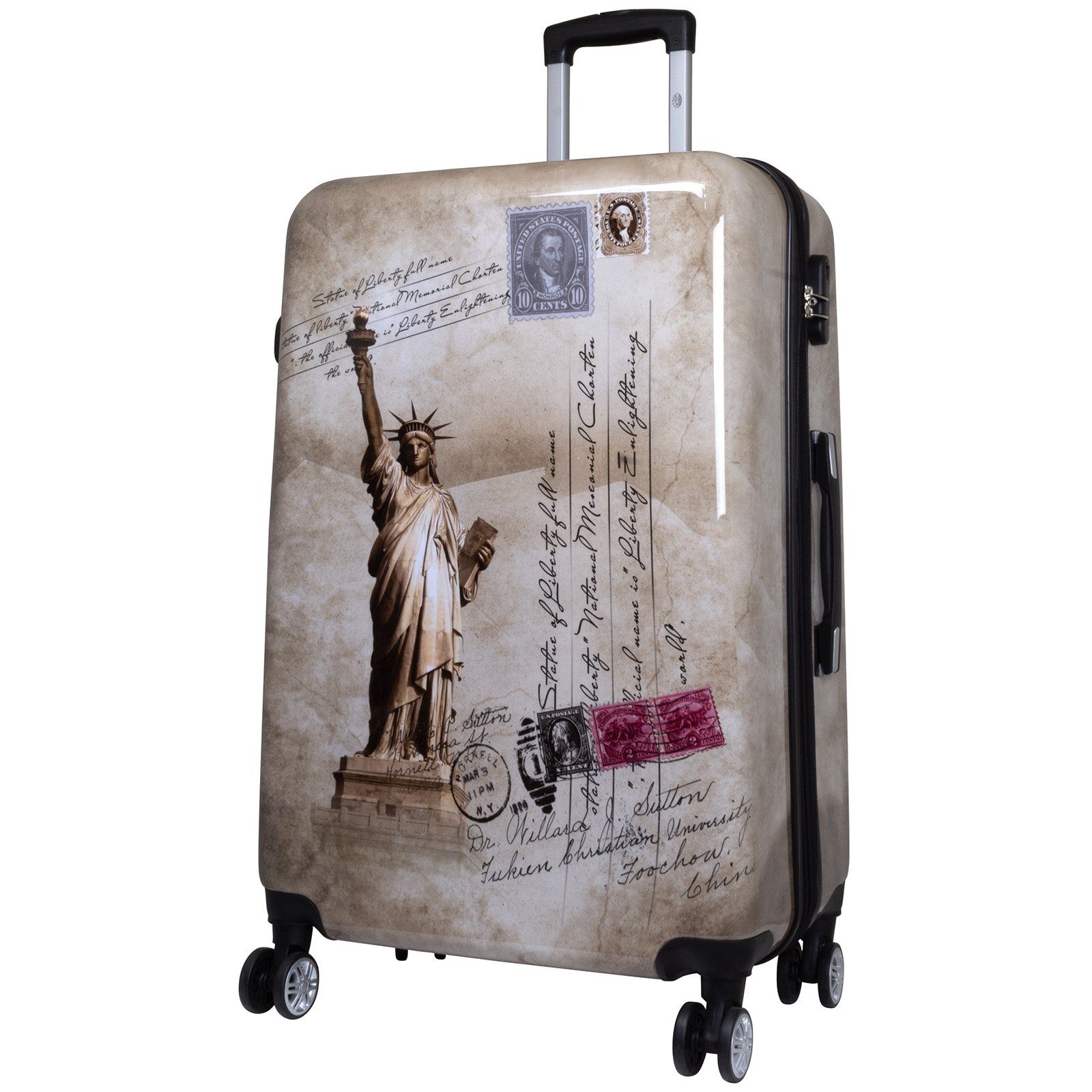 Trendyshop365 Hartschalen-Trolley Motivkoffer New York Reisekoffer 3 Größen günstig online kaufen