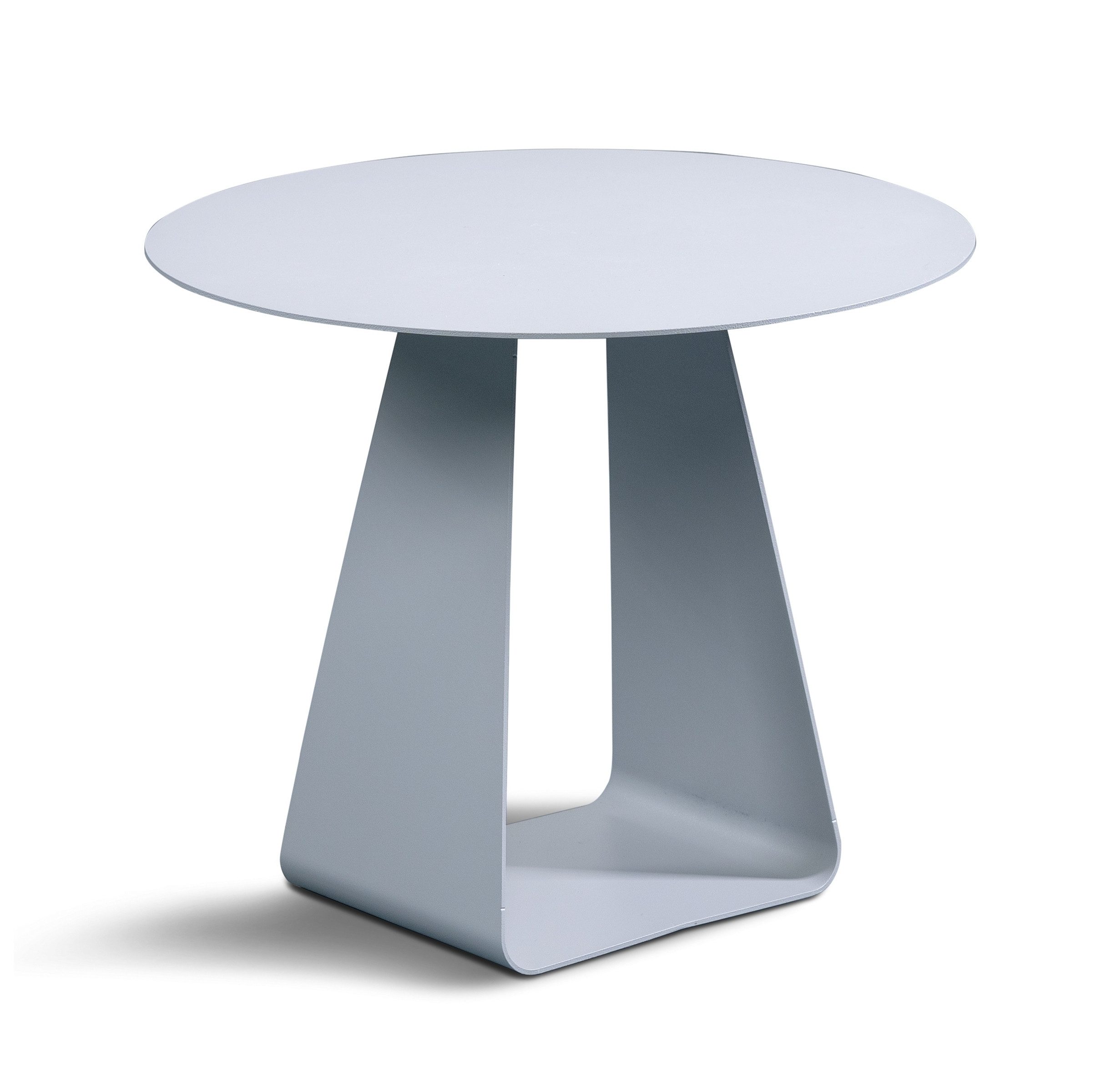 M2 Kollektion Beistelltisch in grau, Metall grau pulverbeschichtet - 38x45cm (HxD)
