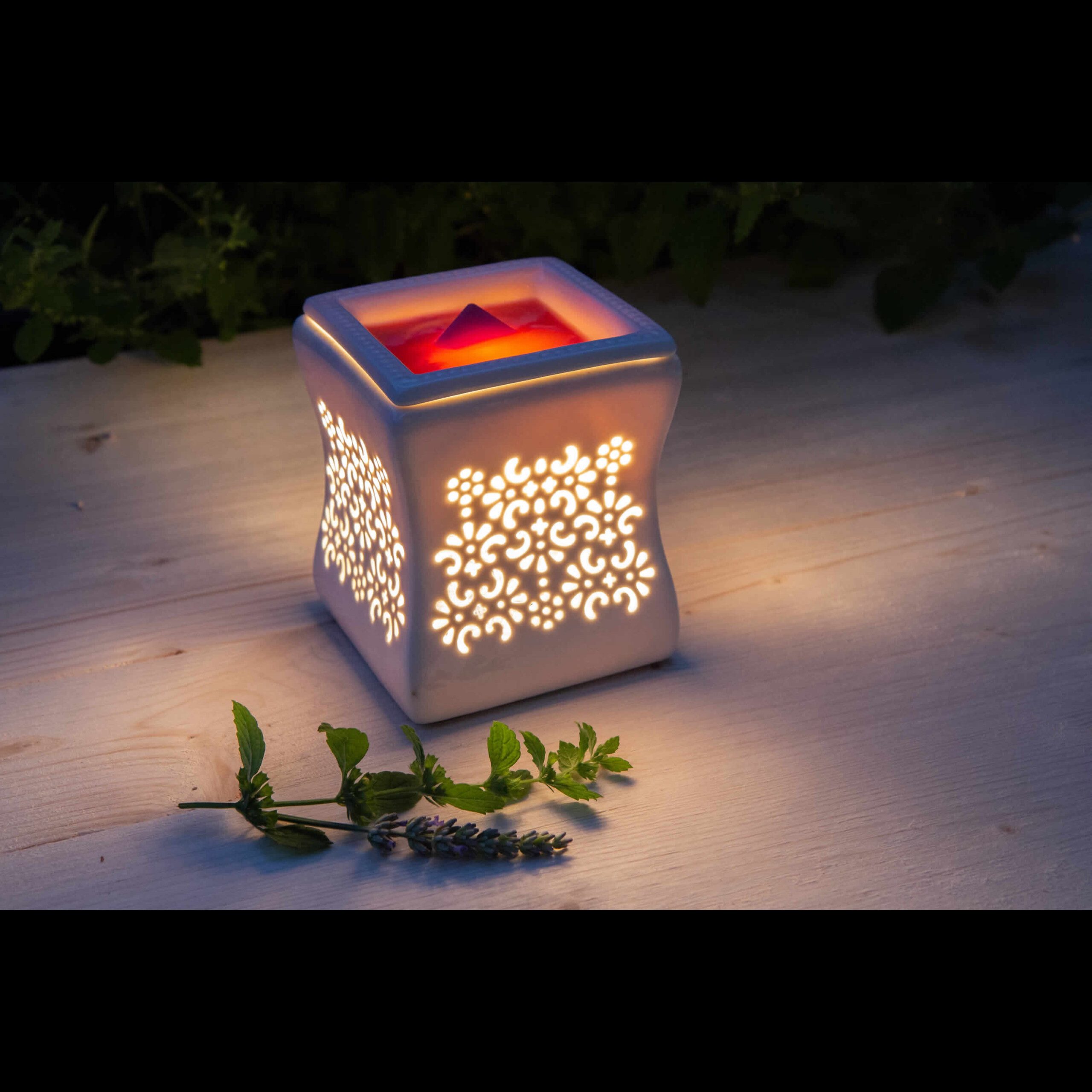 Candle BROTHERS Duftlampe Elektrische Duftlampe Keramik 25W