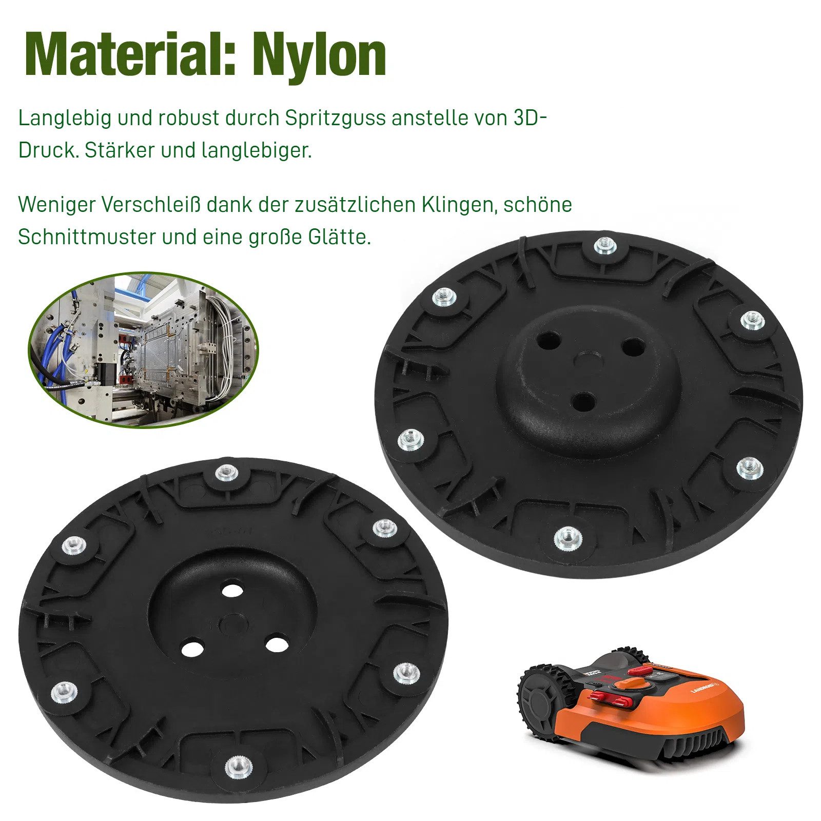 BlingBin Mährobotermesser Mähroboter M...