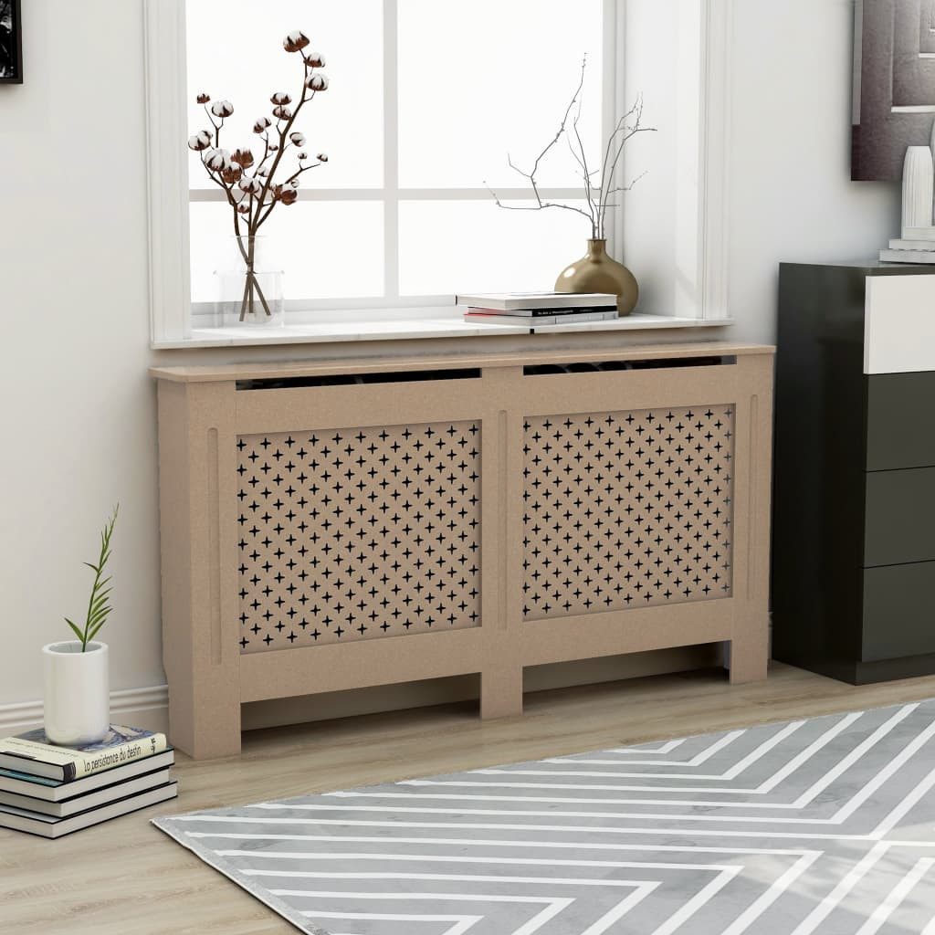 vidaXL Heizungsverkleidung 152 x 19 x 815 cm Heizungsverkleidung Heizungsabdeckung Heizkörperverk