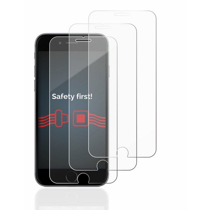 Savvies Panzerglas für Apple iPhone 6 Plus Displayschutzglas 3 Stück Schutzglas Echtglas 9H Härte klar Anti-Fingerprint