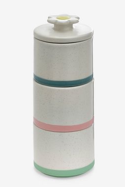 Next Vorratsglas Set mit 3 stapelbaren farbenfrohen Vorratsgläsern, Keramik, (1-tlg)