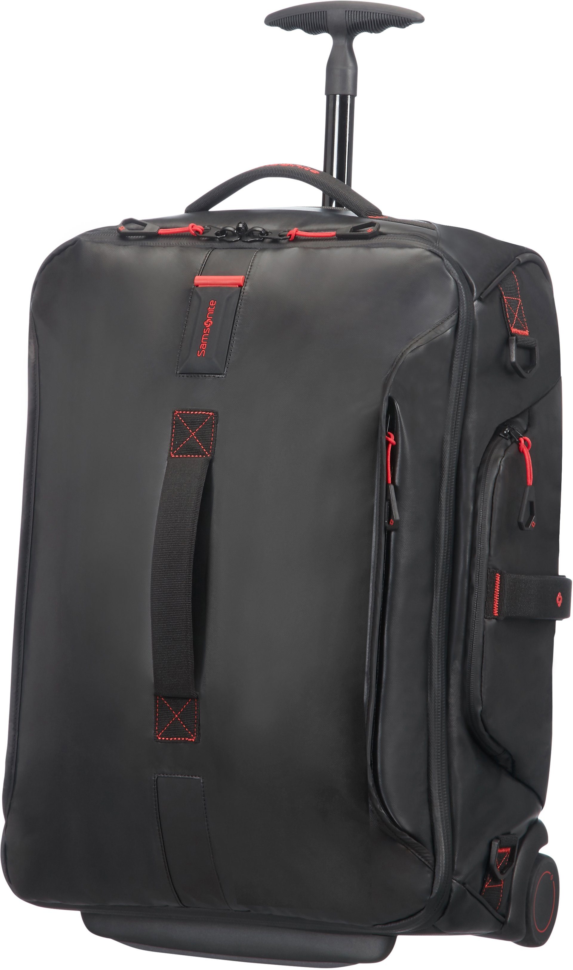 Samsonite Reisetasche mit 2 Rollen, Trolley und Rucksackfunktion
