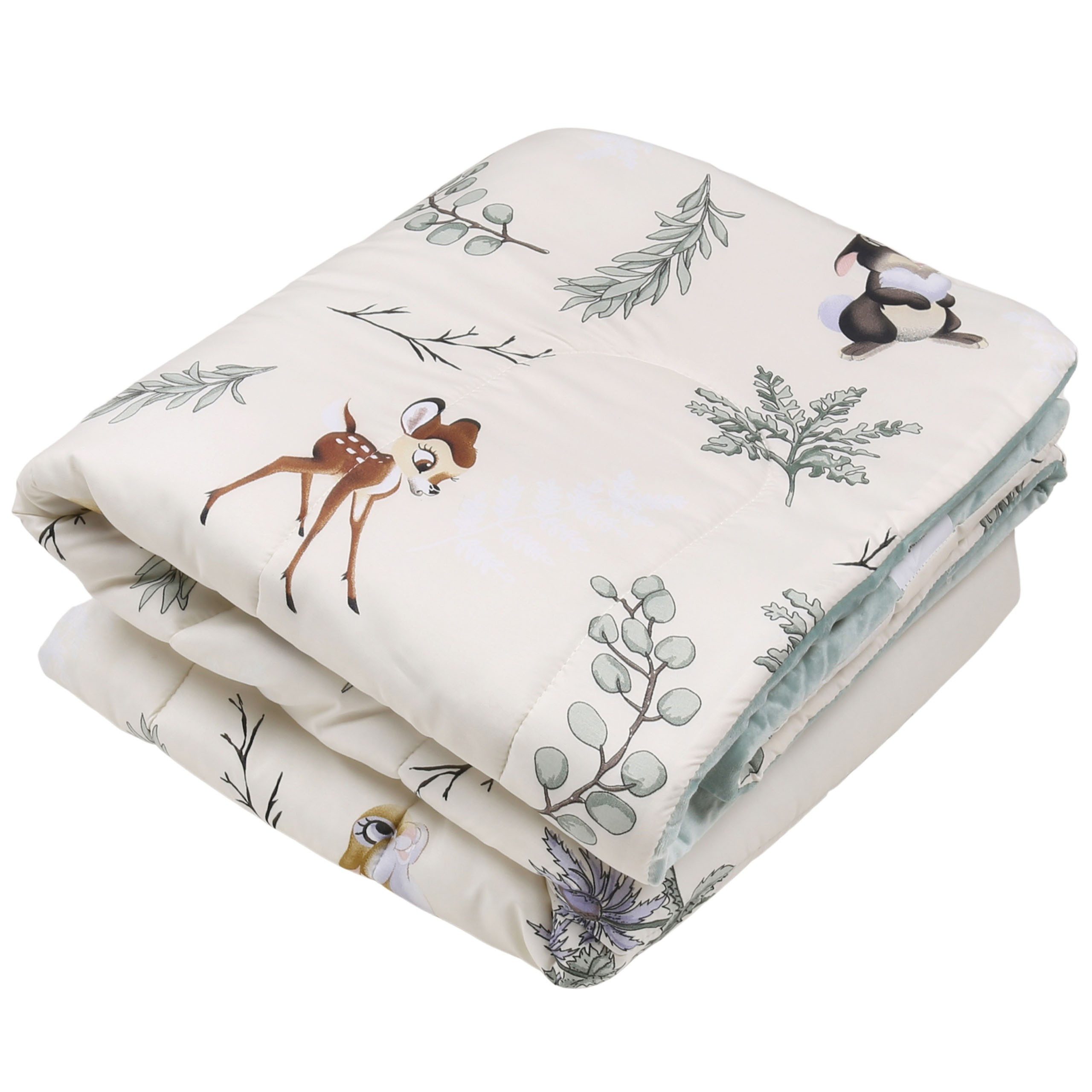 Disney Stubenbett Disney Kinderdecke, Mint-Creme Decke 120x150cm