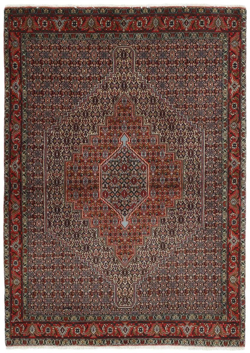 Orientteppich Senneh 127x176 Handgeknüpfter Orientteppich / Perserteppich, Nain Trading, rechteckig, Höhe: 12 mm | Kurzflor-Teppiche