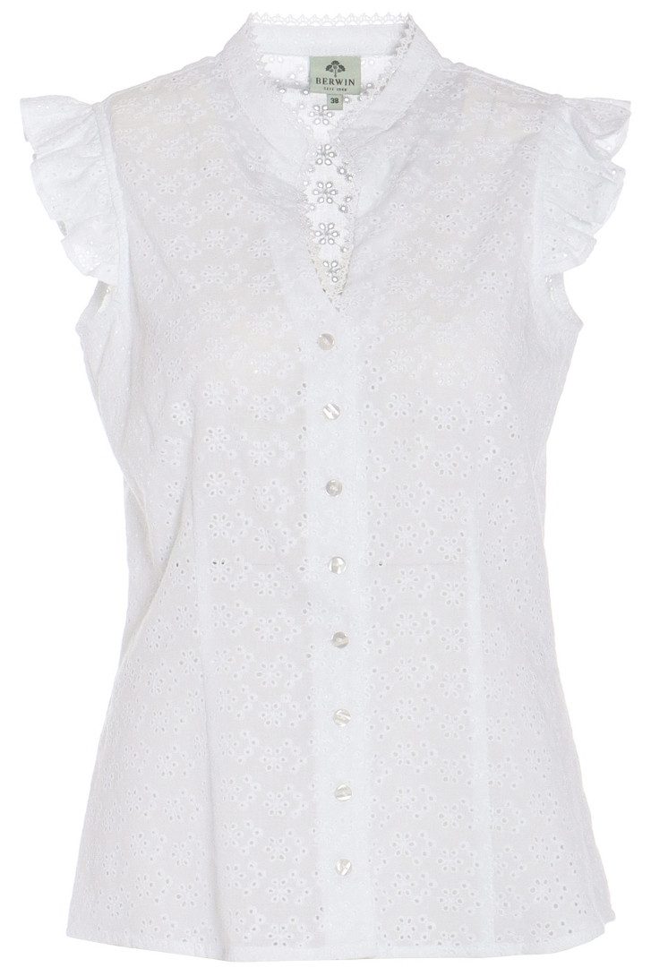 Trachtenbluse Trachtenbluse - ROSALINDE - weiß