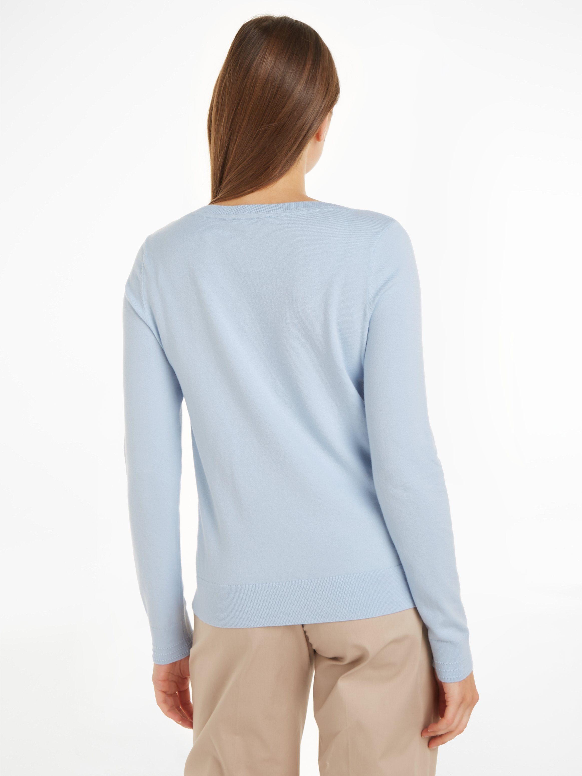 Tommy Hilfiger Strickpullover CO JERSEY STITCH günstig online kaufen