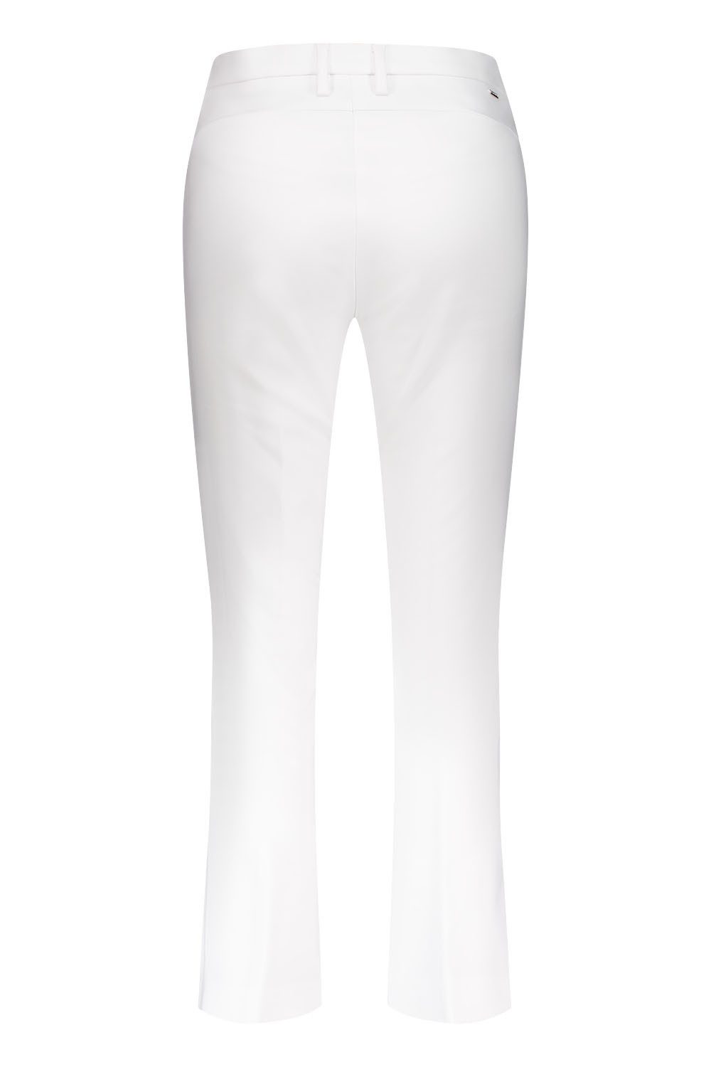 Atelier GARDEUR Bootcut-Jeans ZELMA1-601601-1002, Slim Fit Bootcut, weiß, verkürzte Länge Slim Fit mit leichtem Bootcut Saumschlitz und Baumwoll-Stretch