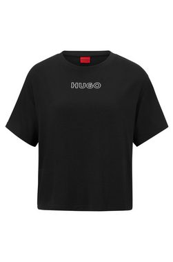 HUGO Rundhalsshirt UNITE_T-SHIRT mit Logo-Print