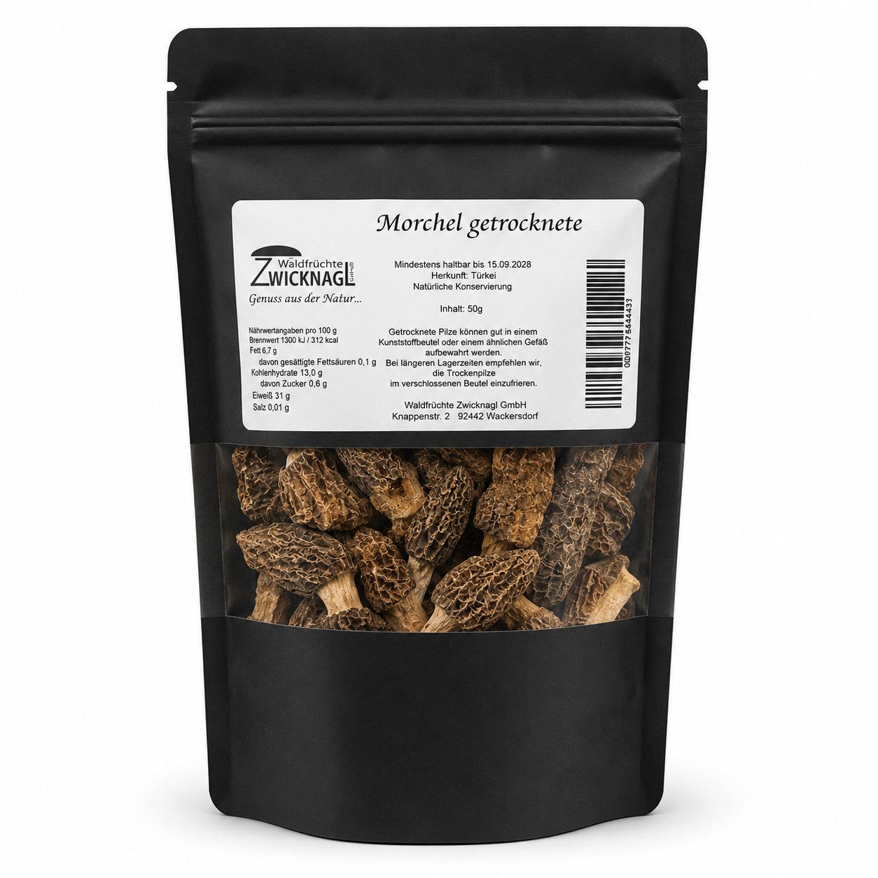 Waldfrüchte Zwicknagl Gewürz Premium Morcheln getrocknet