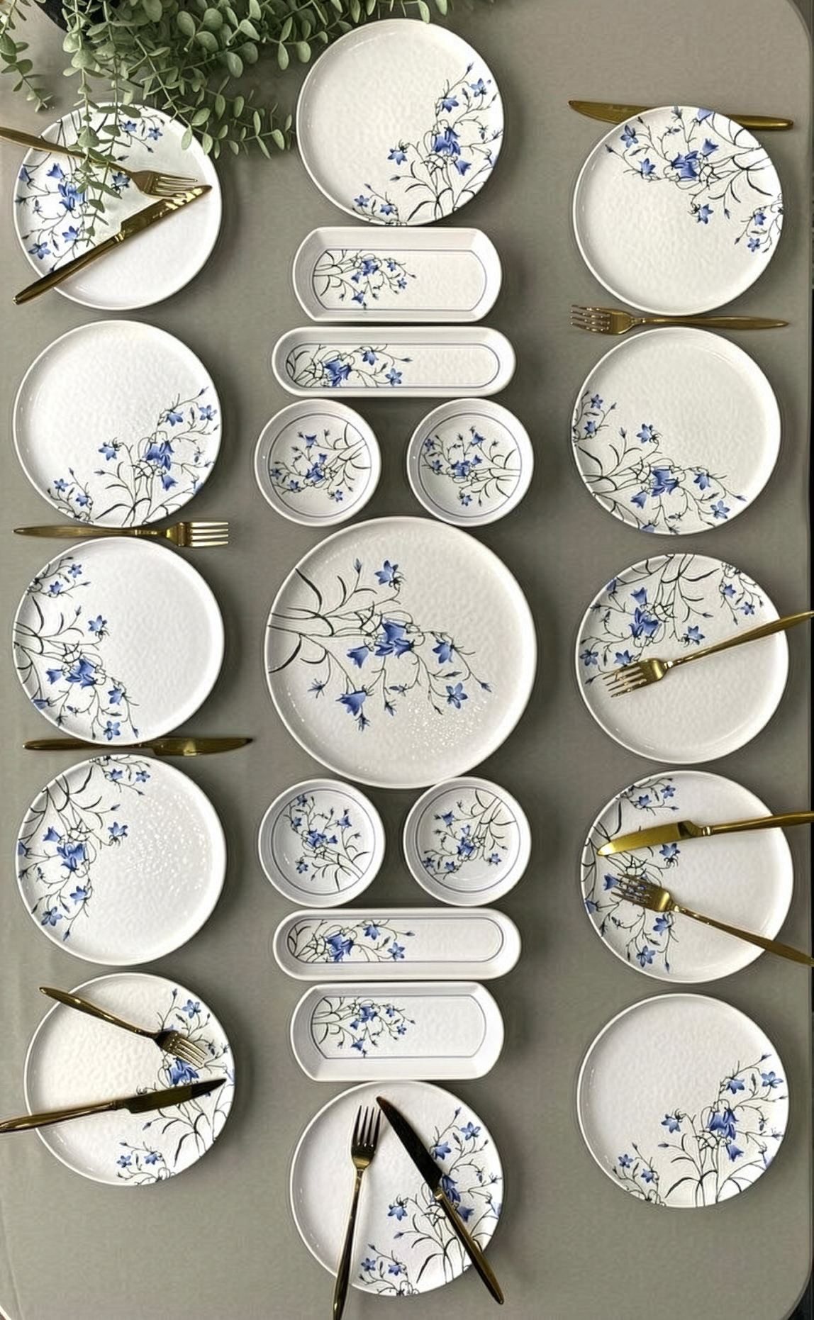 Hermia Concept Geschirr-Set (21-tlg), 12 Personen, Keramik, 12 Personen geeignet, Spülmaschinengeeignet