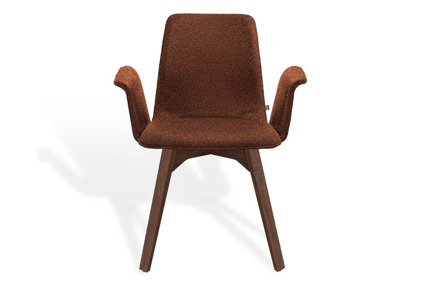 KFF Armlehnstuhl Armlehnstuhl Maverick Stoff braun