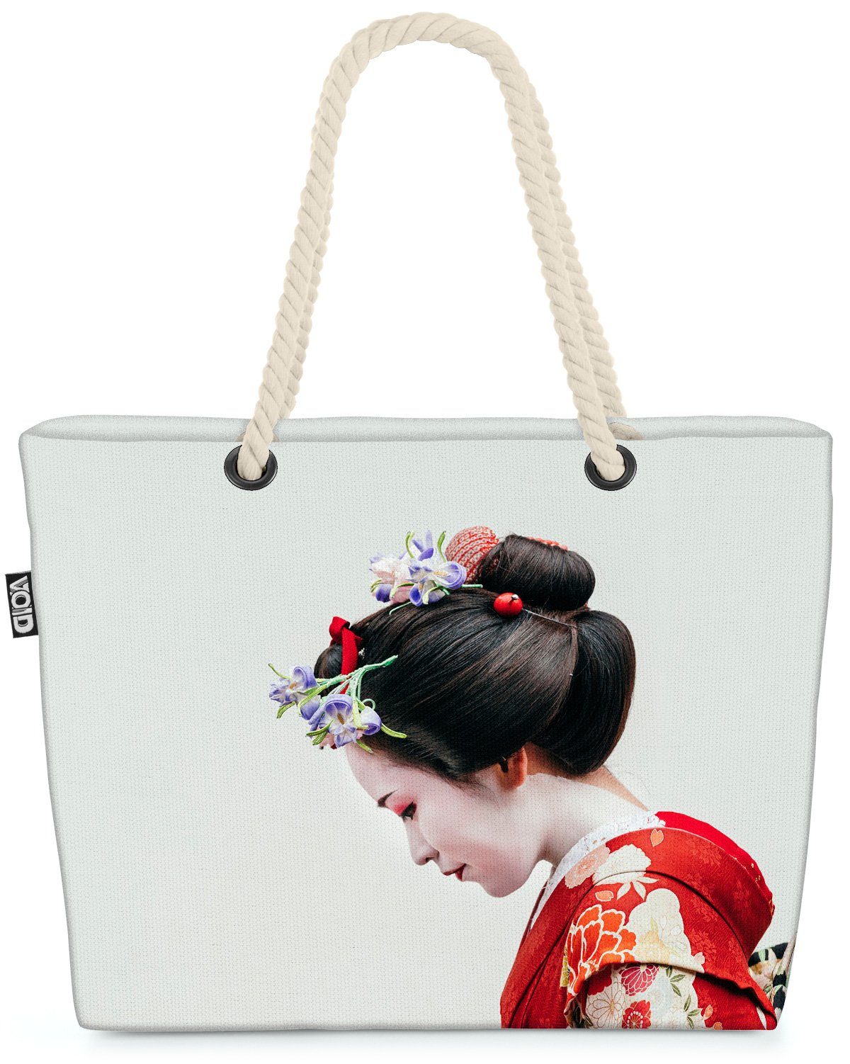 VOID Strandtasche (1-tlg), Geisha Maiko Asien China Kultur asien asiatisch attraktion attraktiv