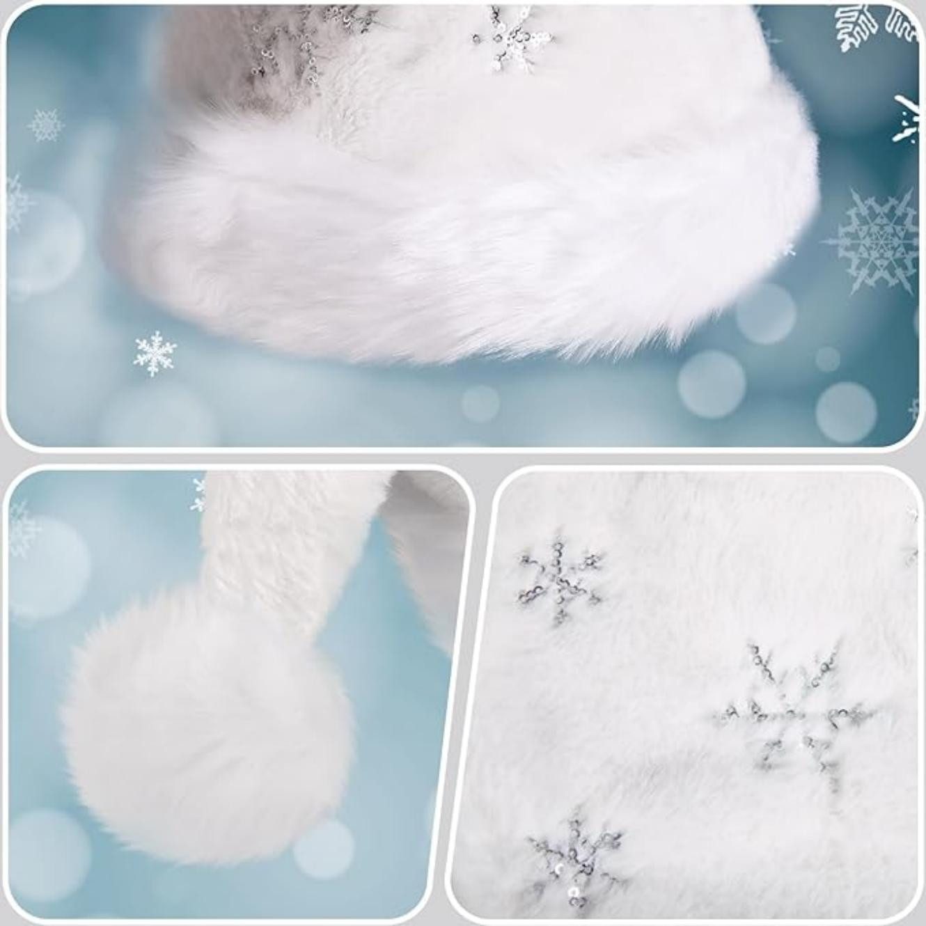 Coonoor Bommelmütze Weihnachtsmütze Erwachsene Nikolausmütze Dicker günstig online kaufen