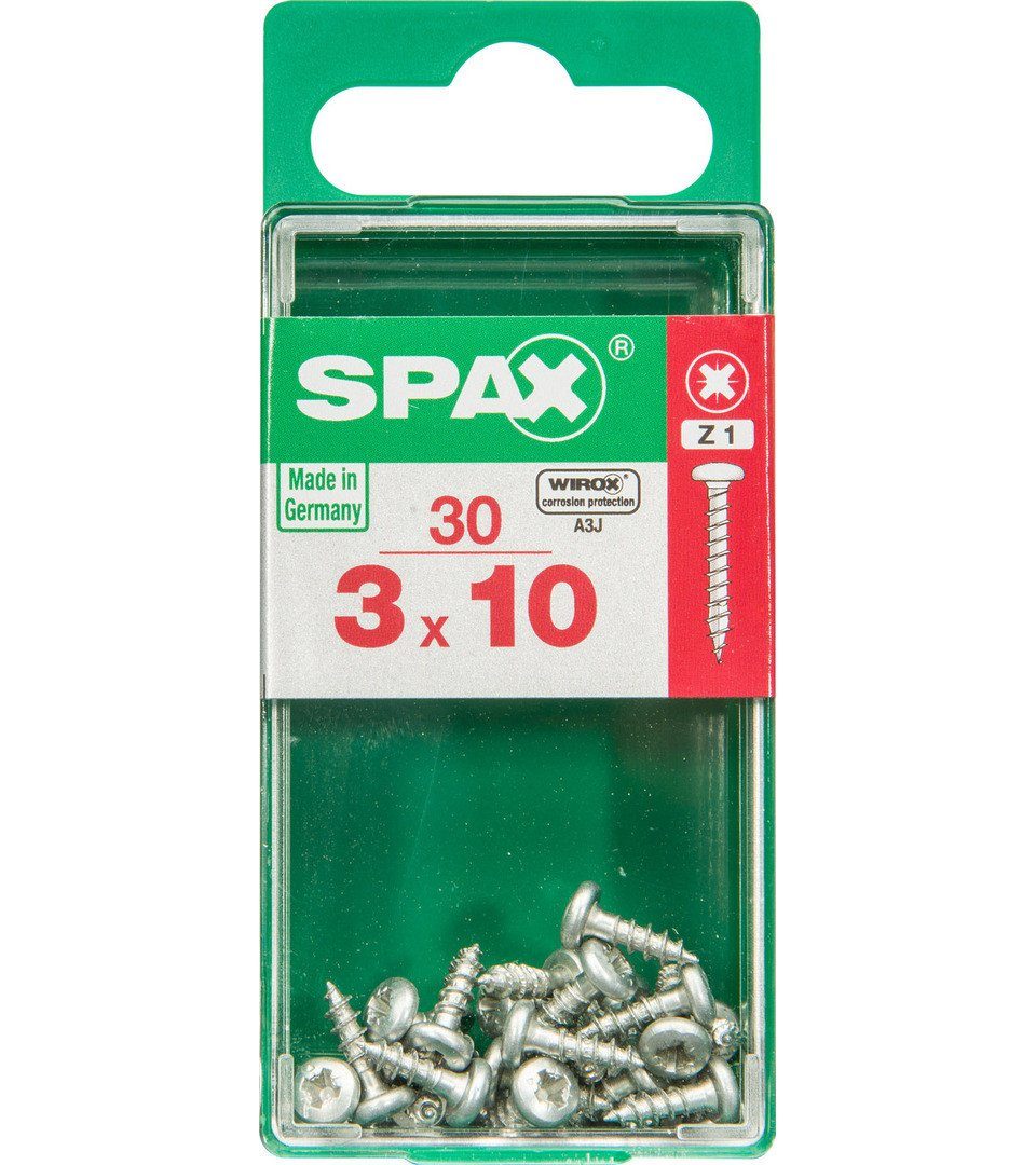 Holzbauschraube Spax Universalschrauben 3.0 x 10 mm TX 10 - 30